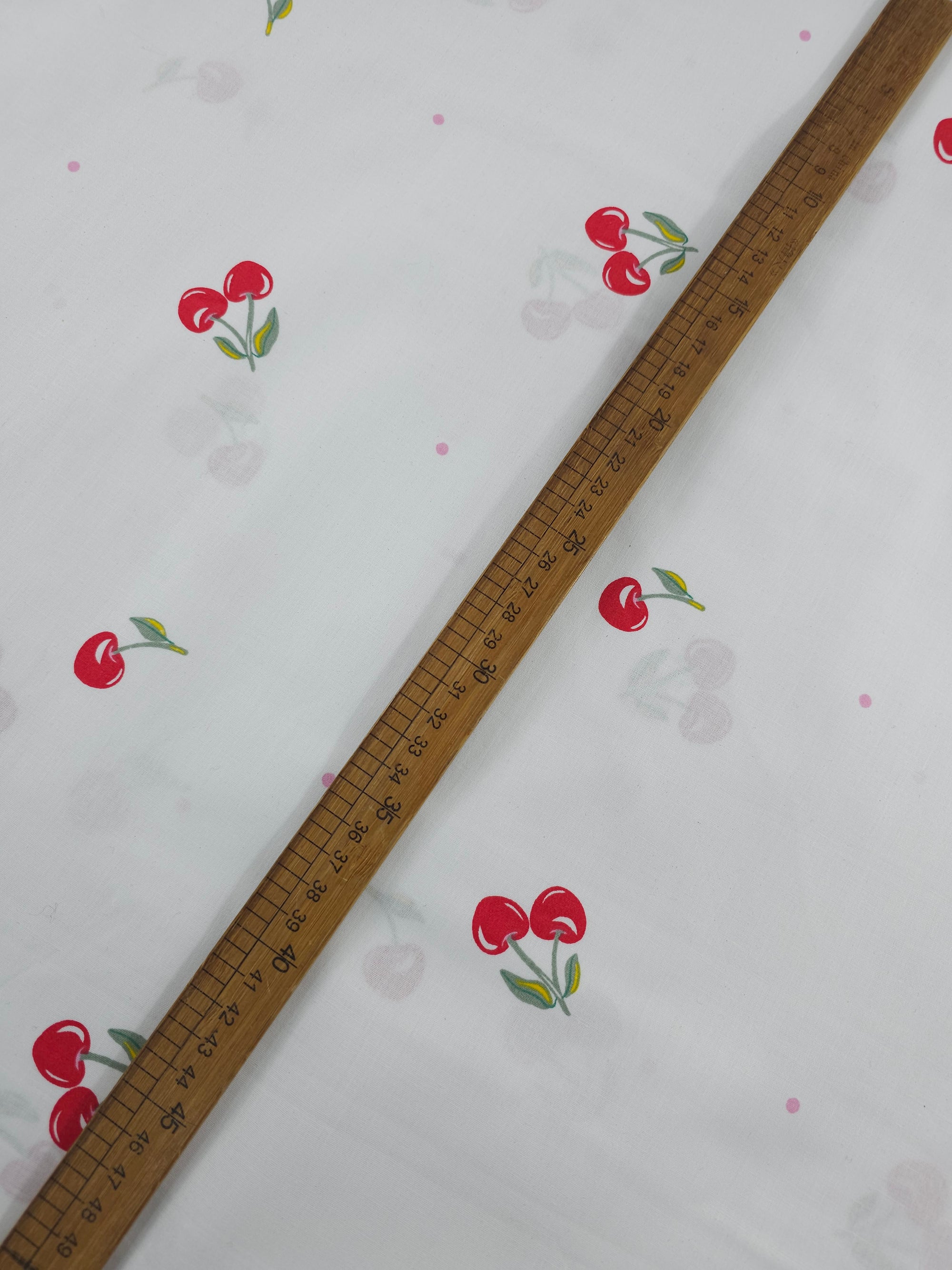 Ditsy Small Cherry Polka Dot 100% 94" *EXTRA WIDE*