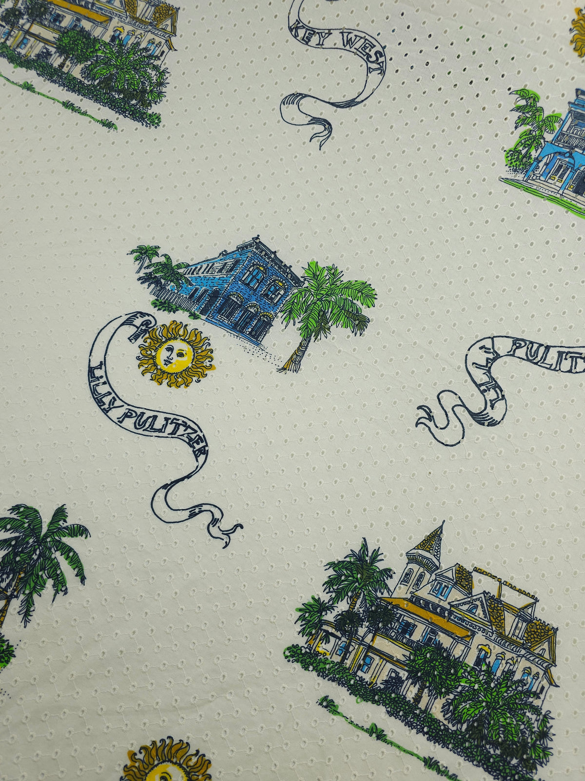 Coconut Key West Cotton Broderie Eyelet - Lilly Pulitzer