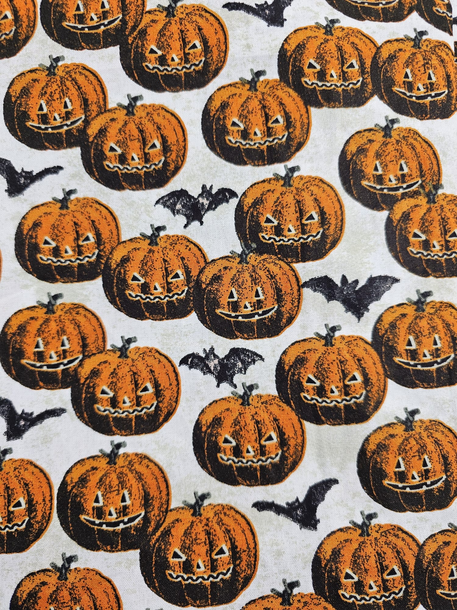 Spooky Night Pumpkin Cotton - 2.6m Piece