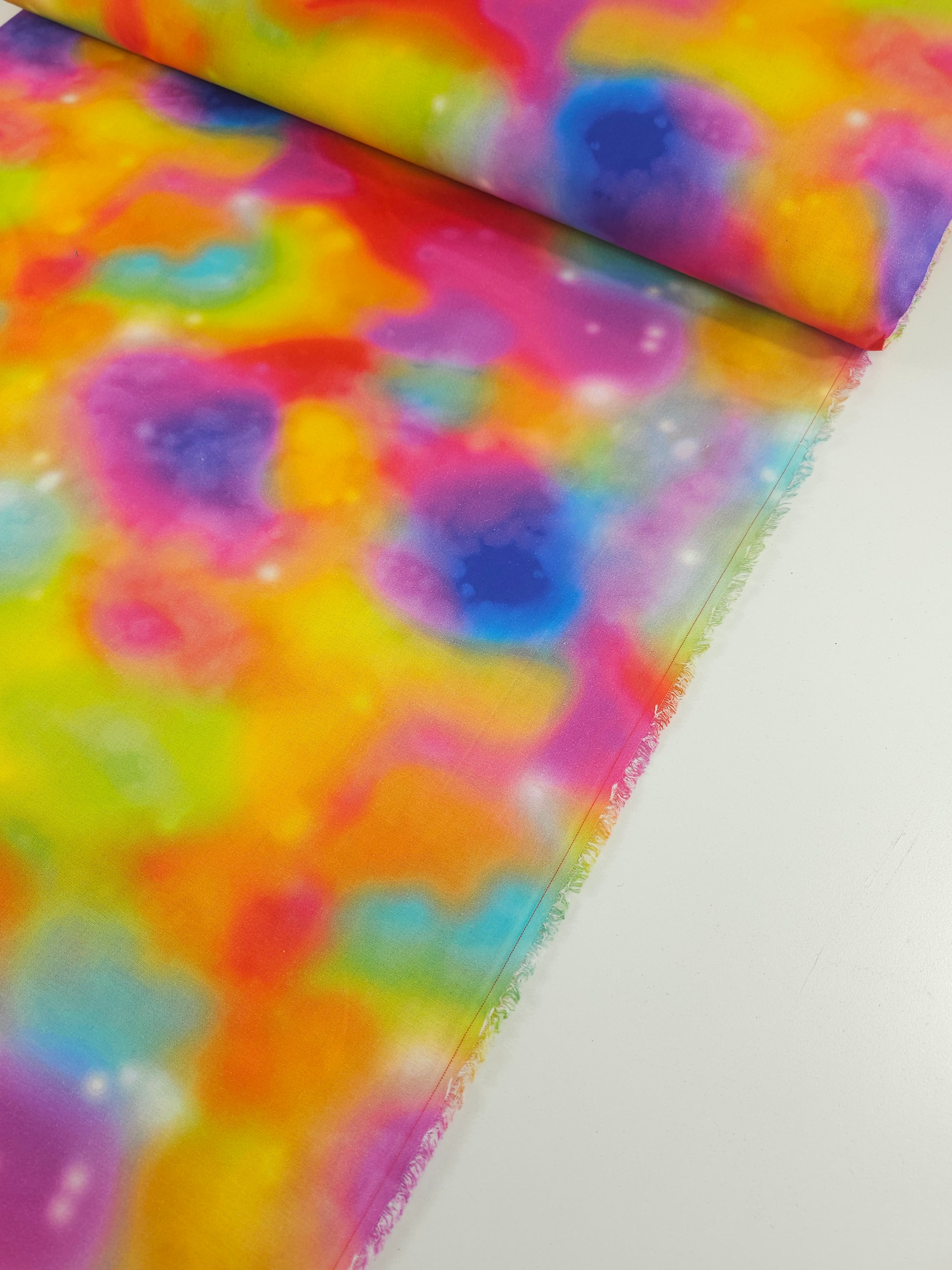 Rainbow Blur Spot 100% Cotton