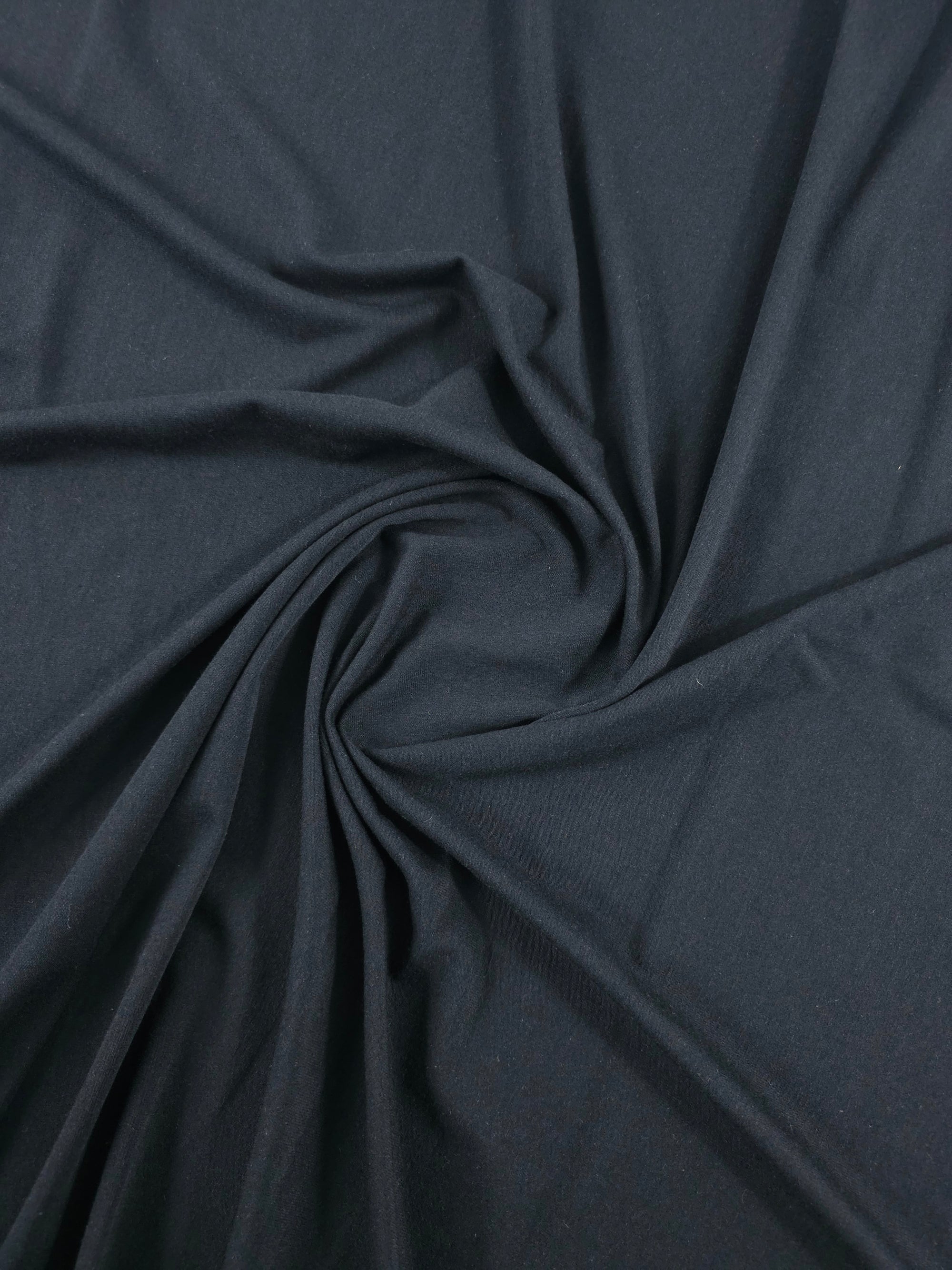 Black Organic Bamboo Cotton Jersey