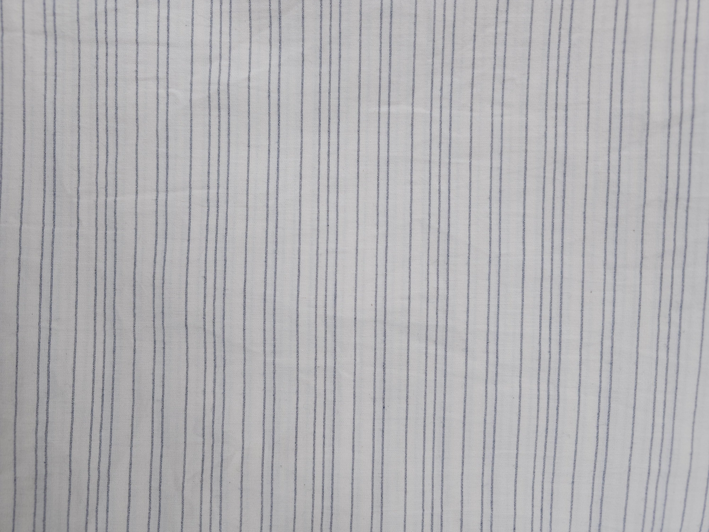 Off white pinstripe Viscose cotton- 2.5m piece