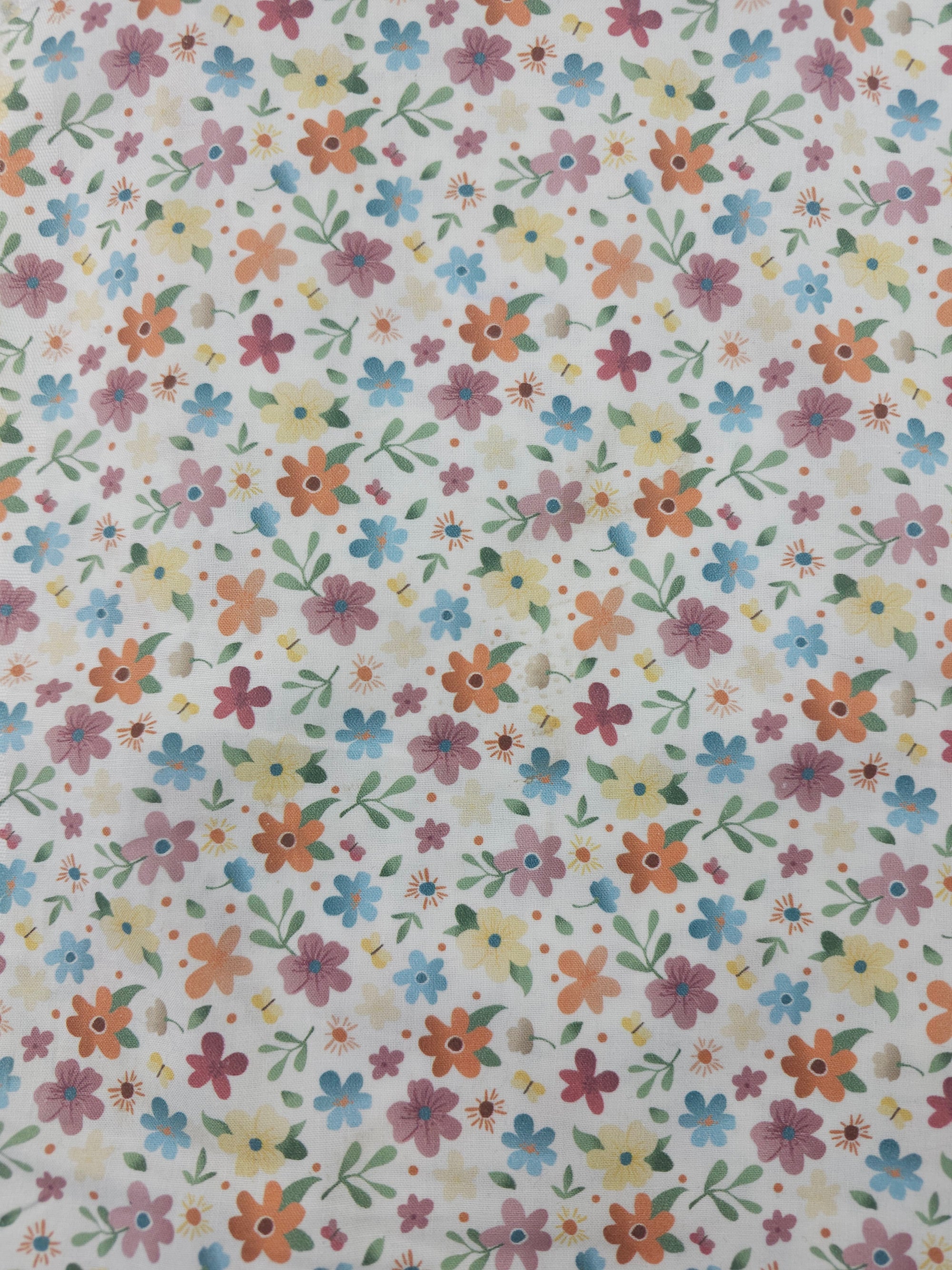 Spring floral Cotton- 1.5m piece