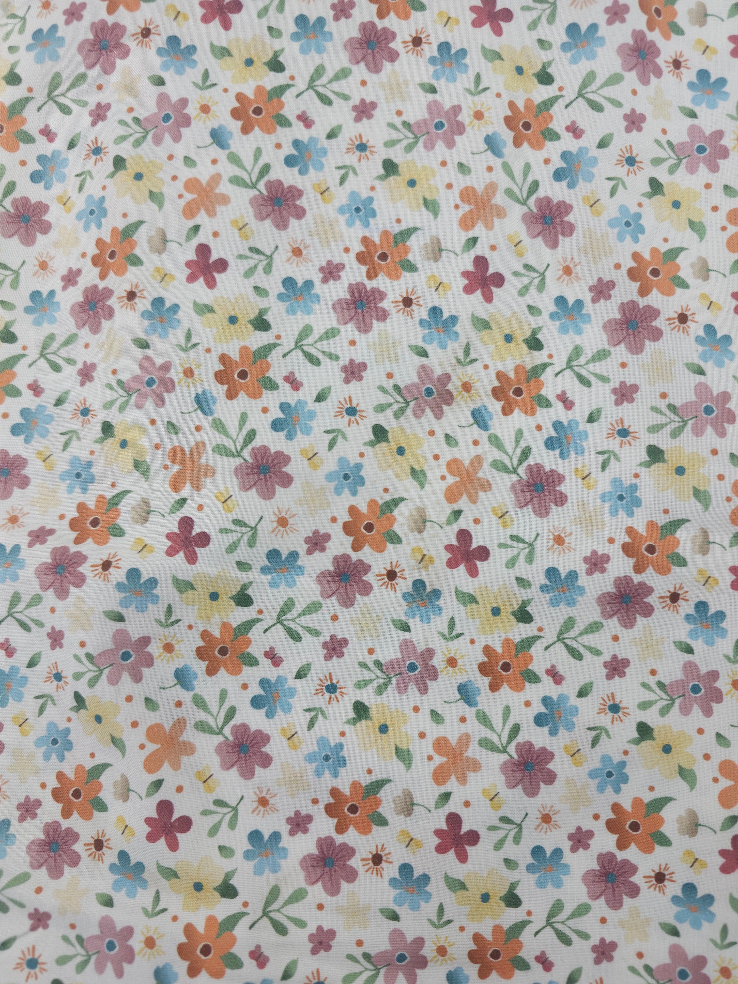 Spring floral Cotton- 1.5m piece