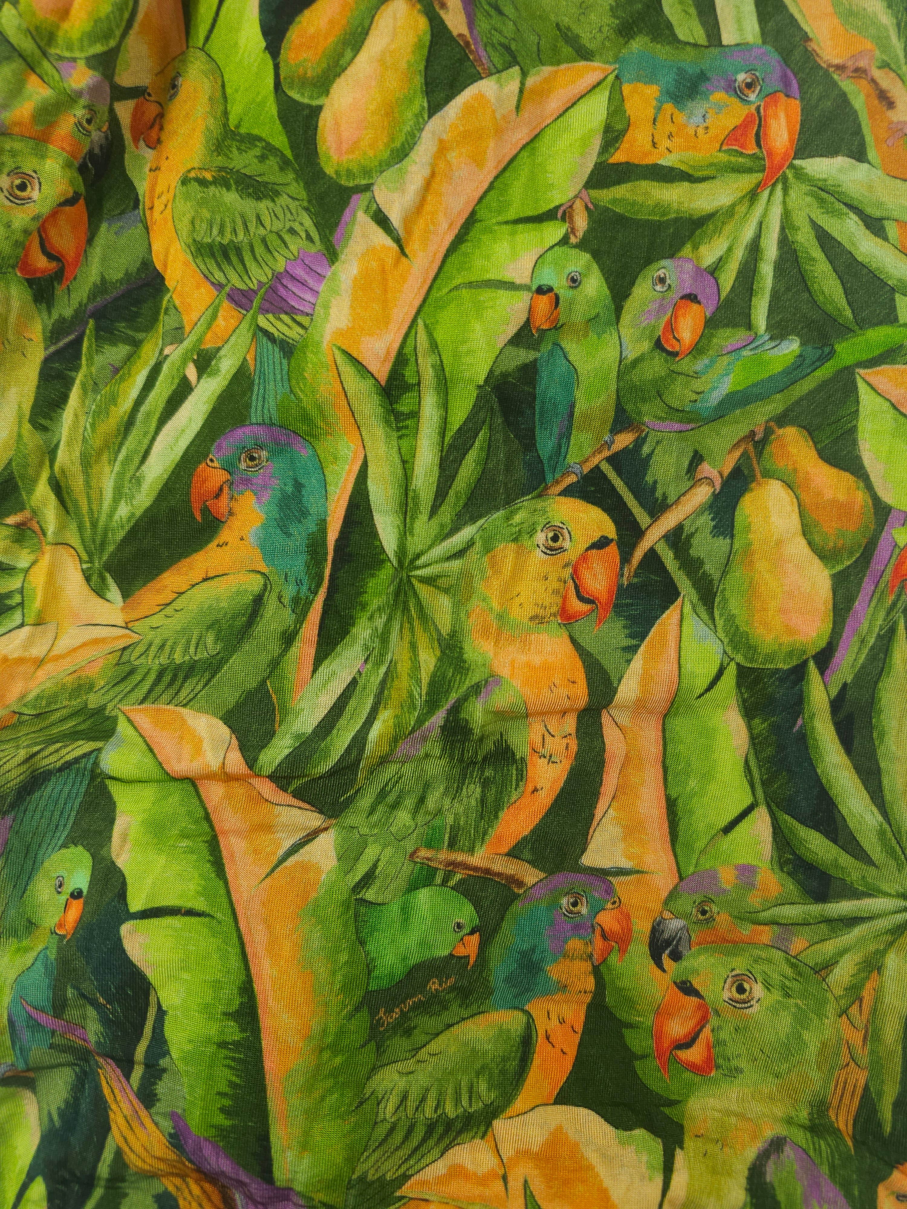 Parrot abode Viscose jersey- 2m piece