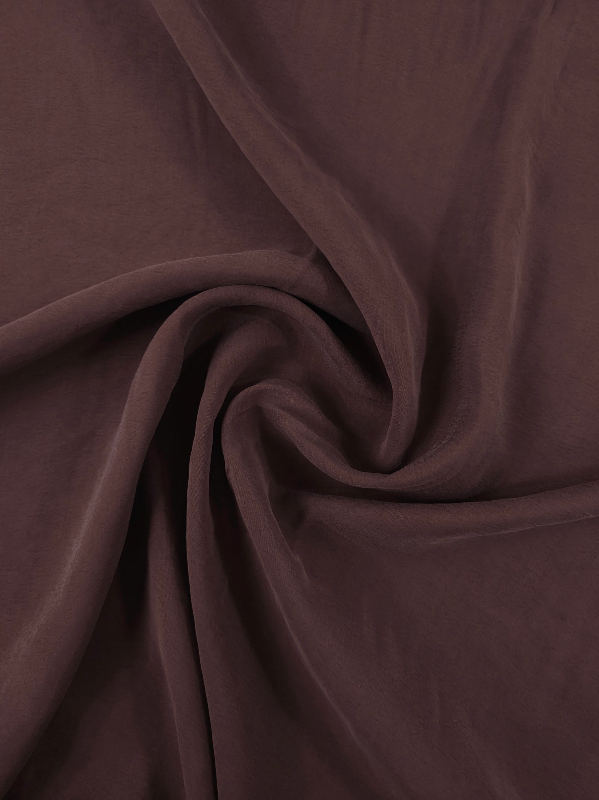 Puce Brown Poly Cupro Modal