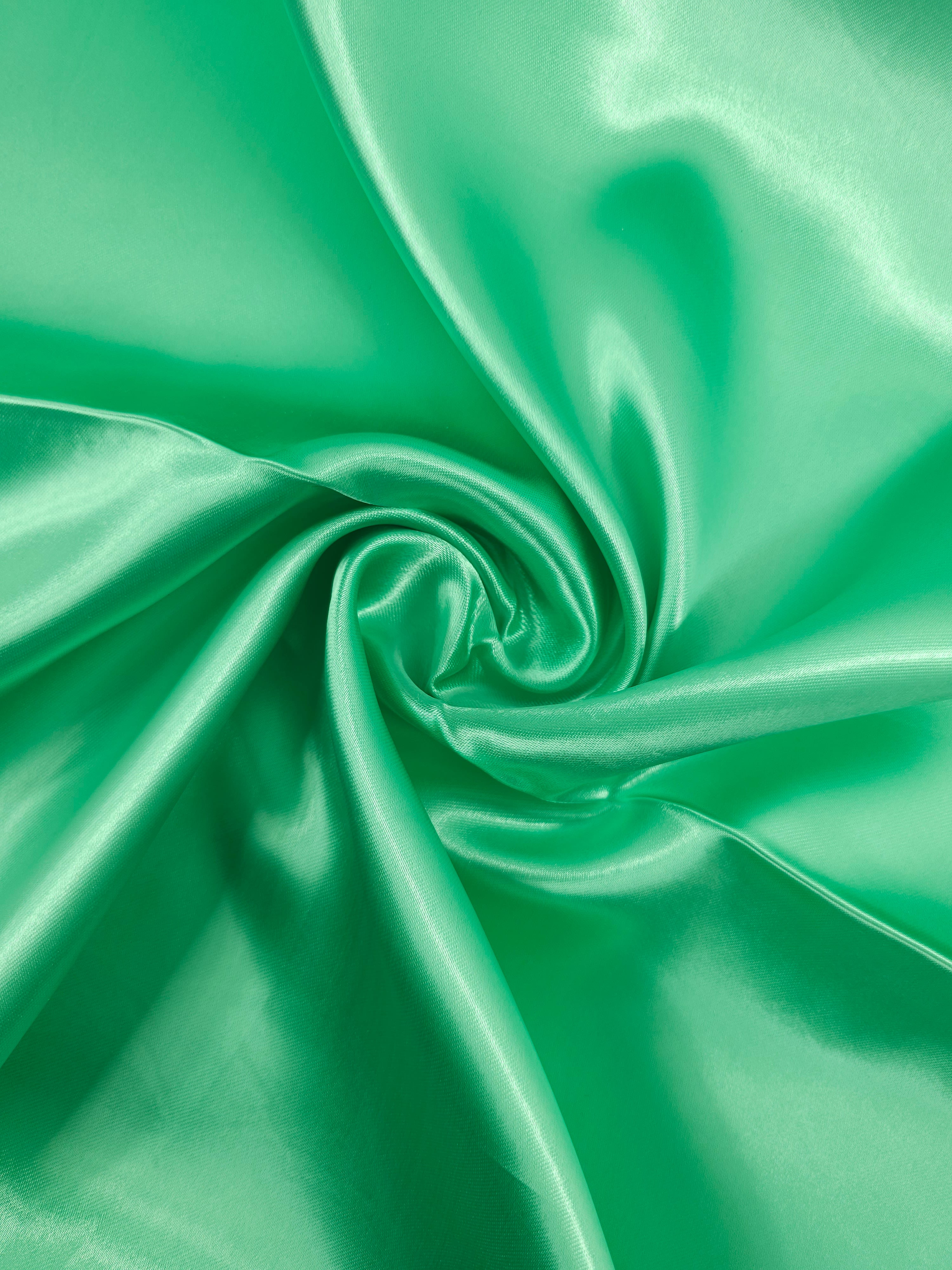 Minty Green Liquid Satin