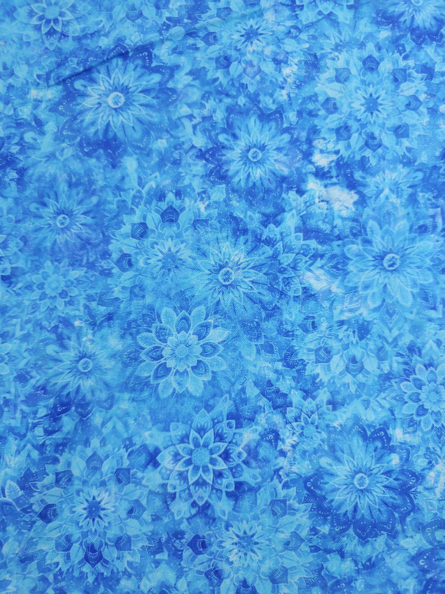 Winter Bluebell Bloom Cotton - 1.7m Piece