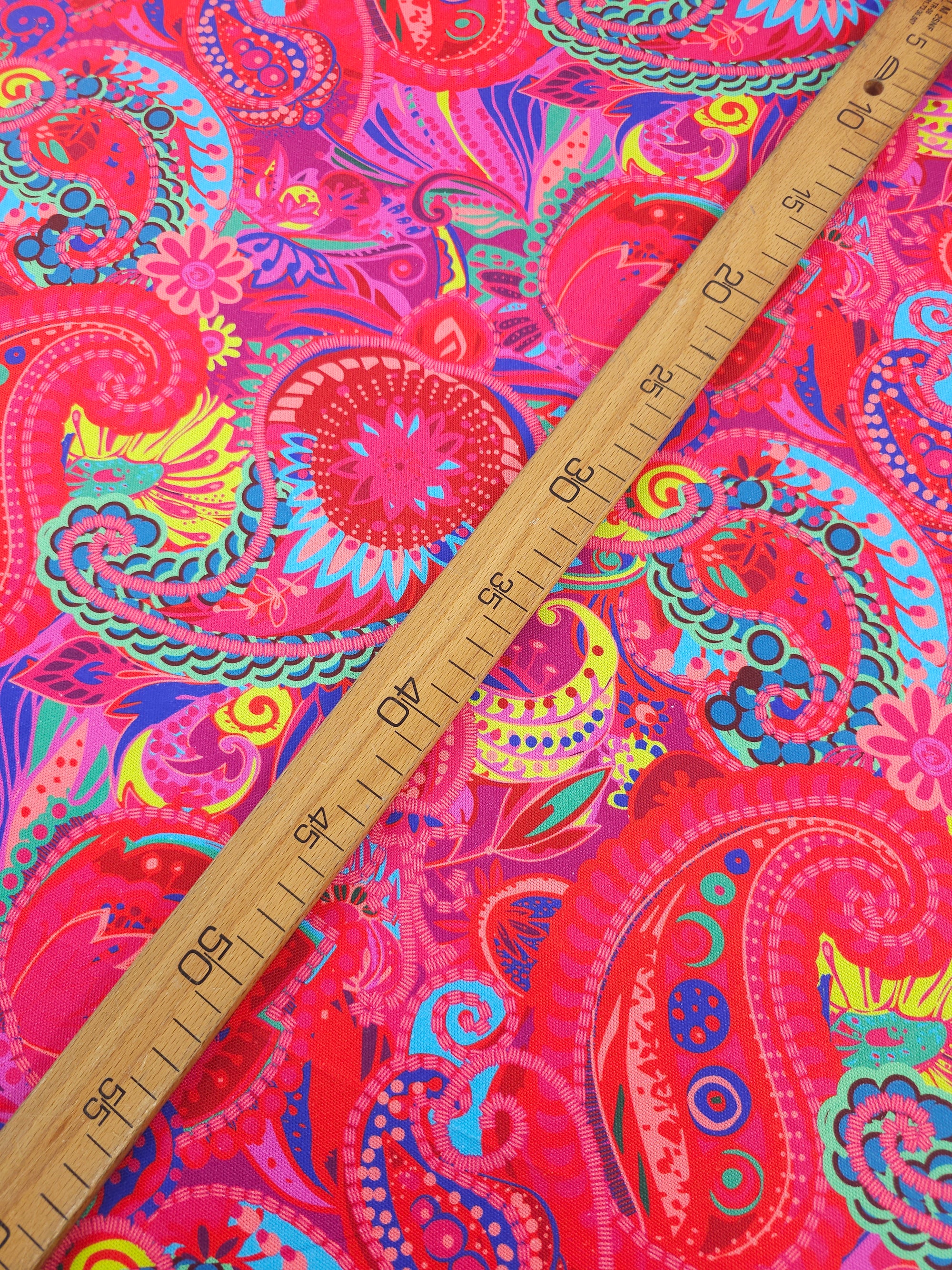 Summer Paisley Fiesta Canvas Cotton