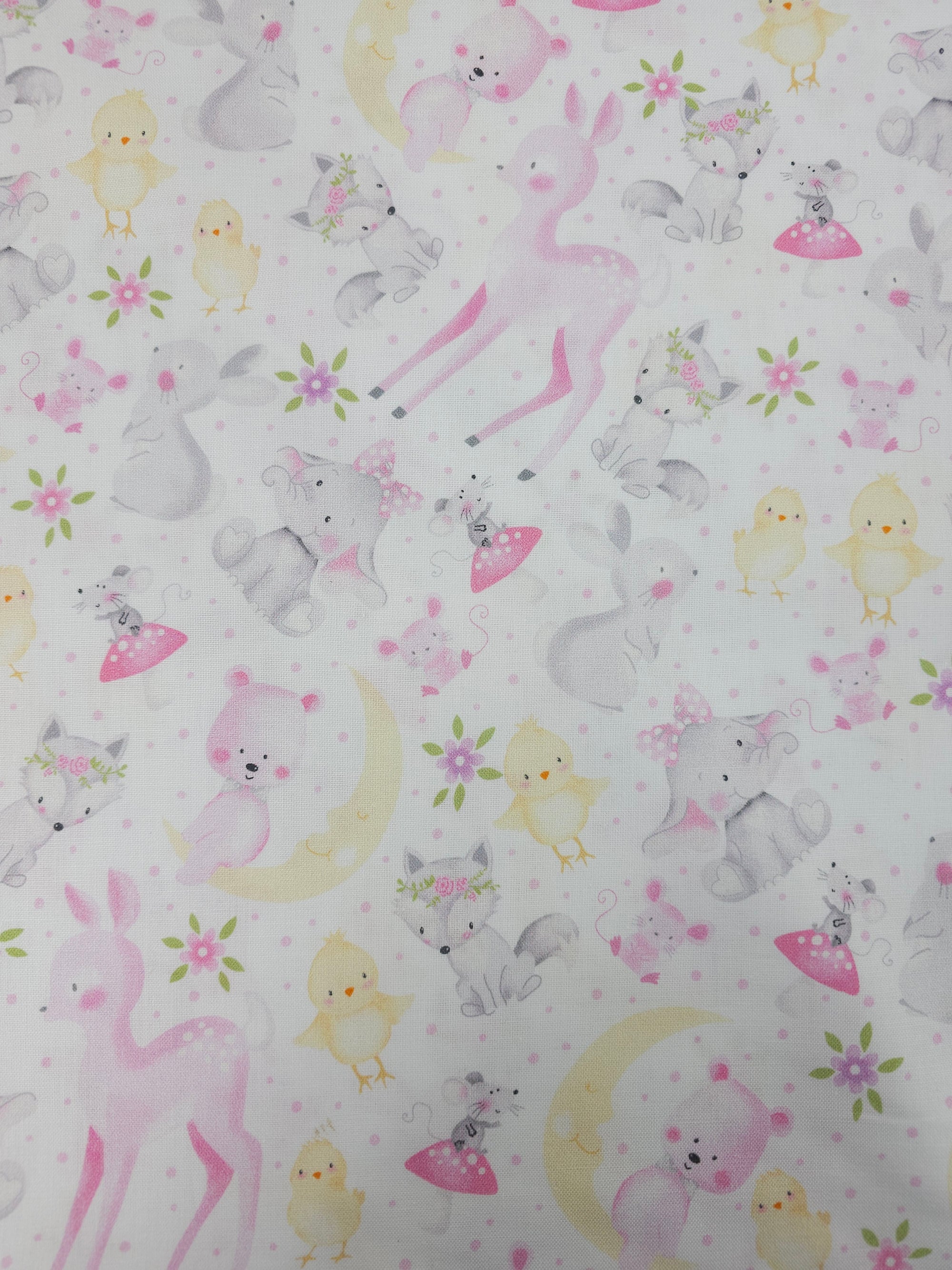 Pastel Dreamer Animals 100% Cotton