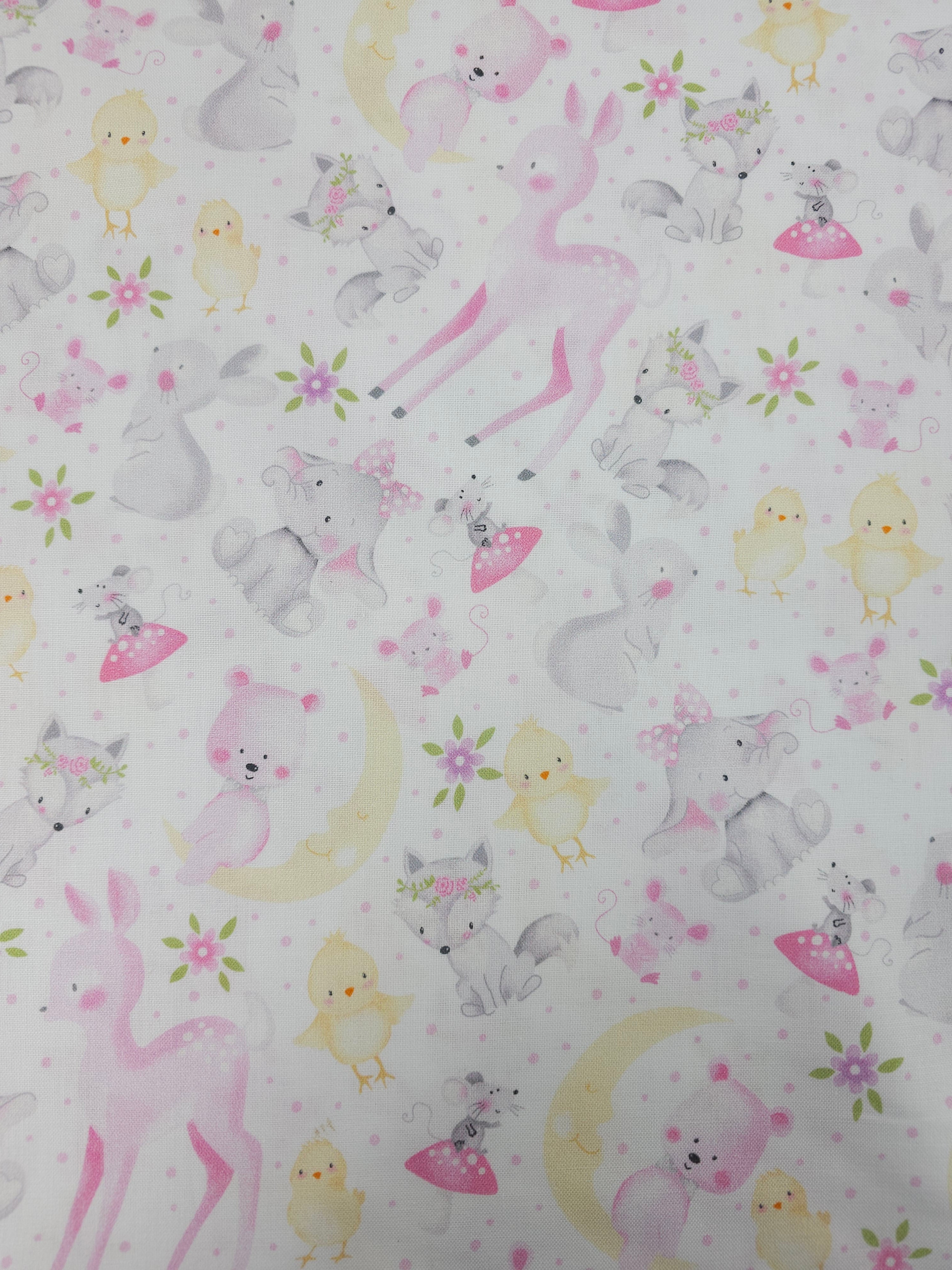 Pastel Dreamer Animals 100% Cotton