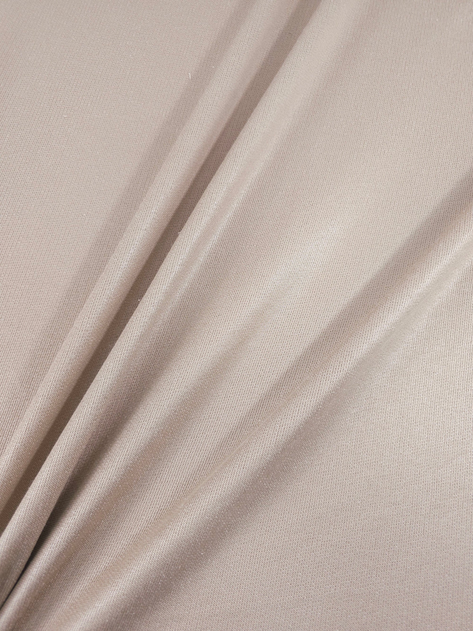 Metallic Champagne Loopback Terry