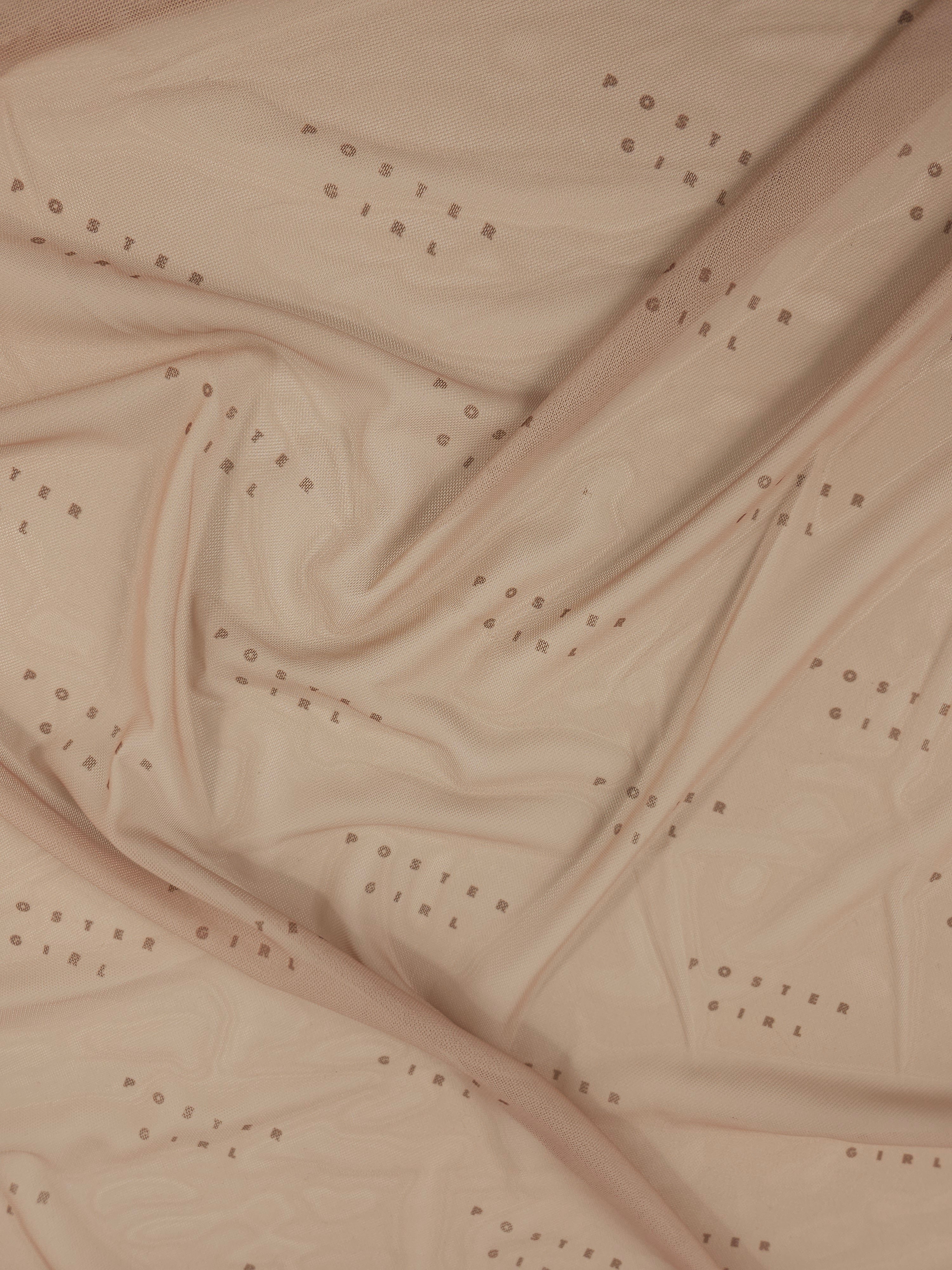 Tan Statement Mesh *POSTER GIRL*