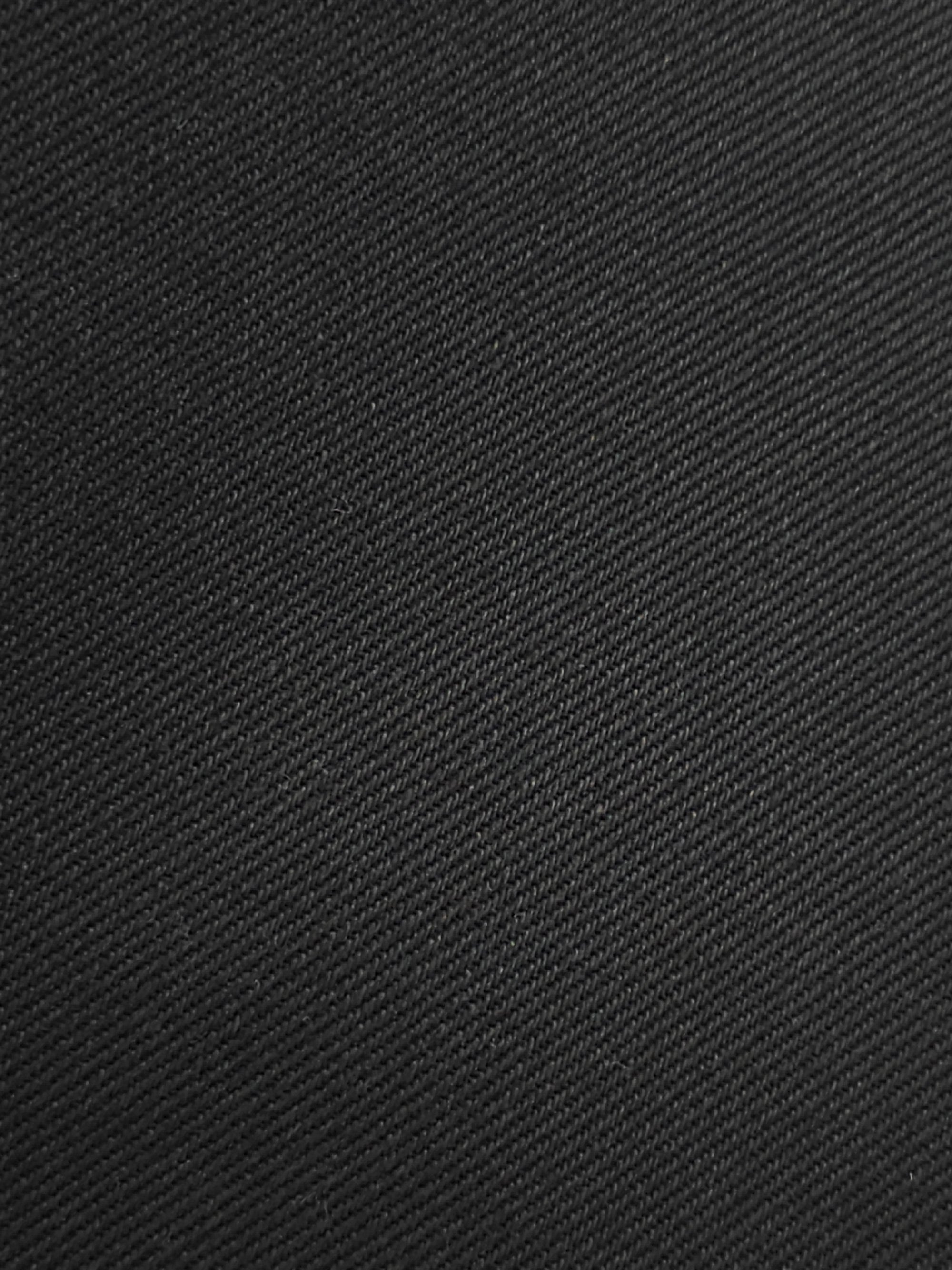Black Stiff Twill Denim