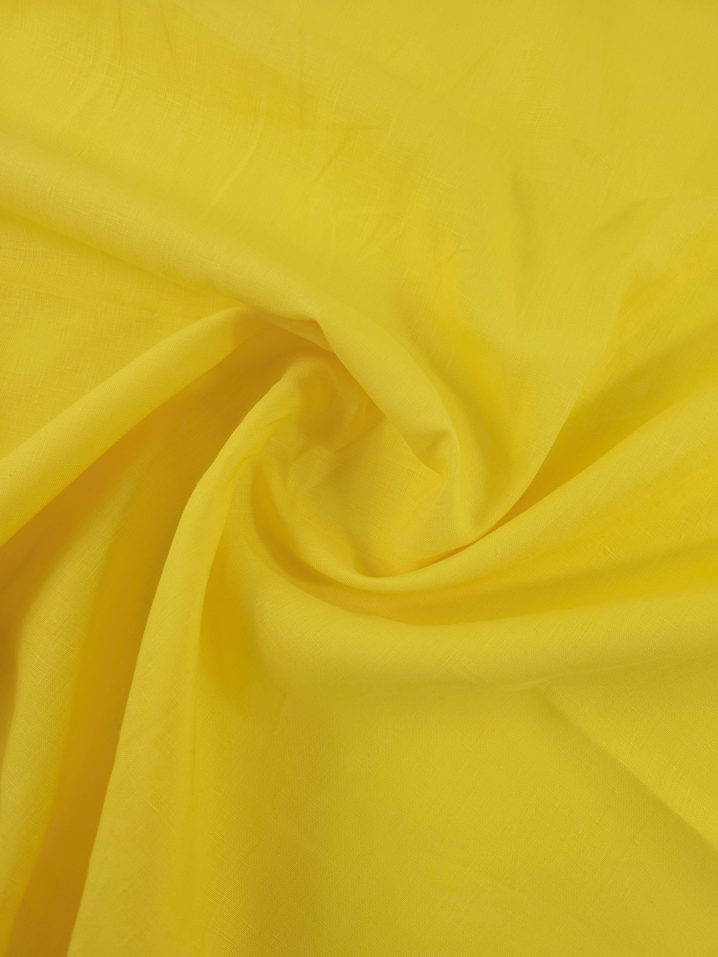 Yellow 100% Linen