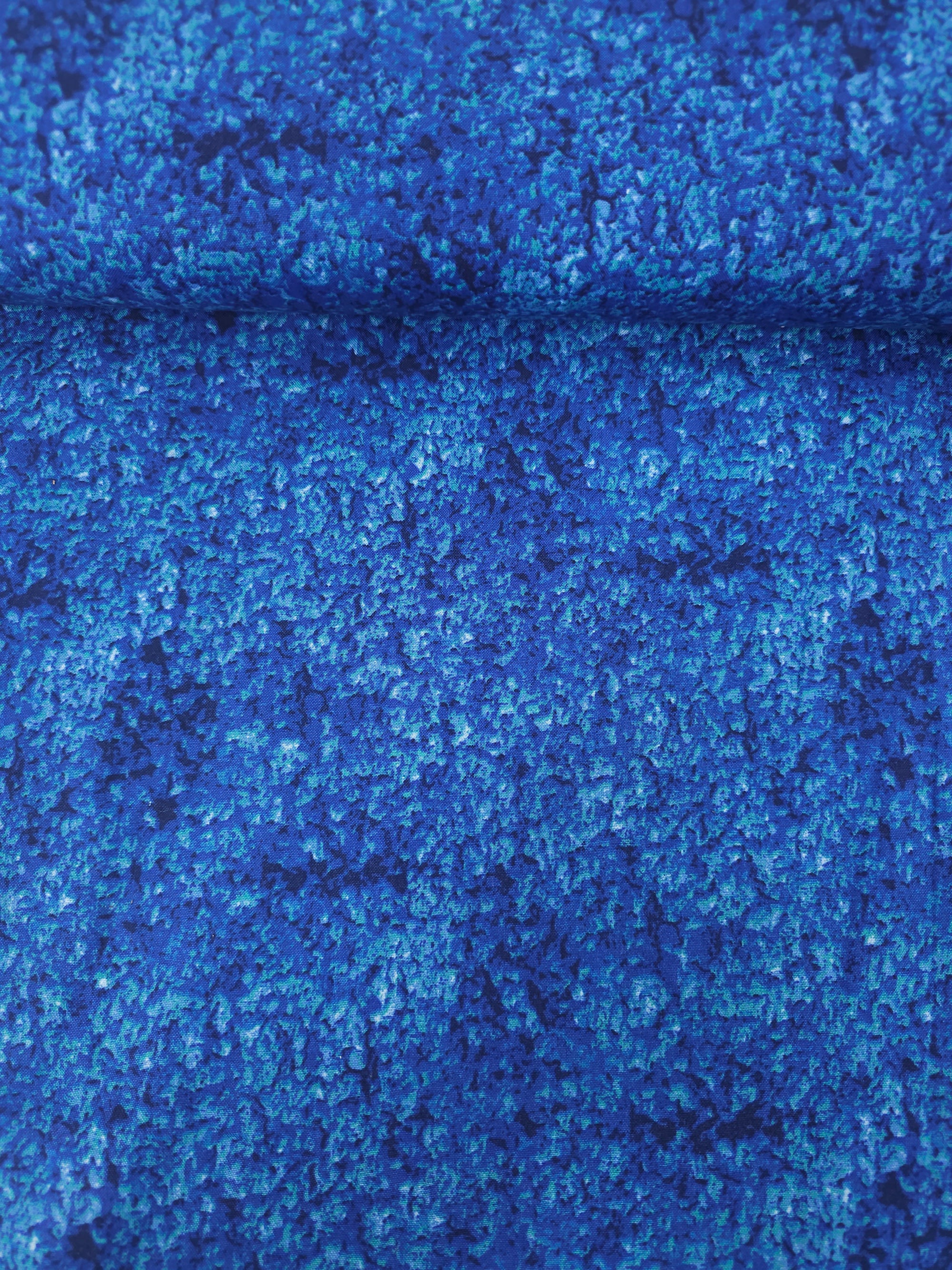 Blue Duo Tone Static 100% Cotton