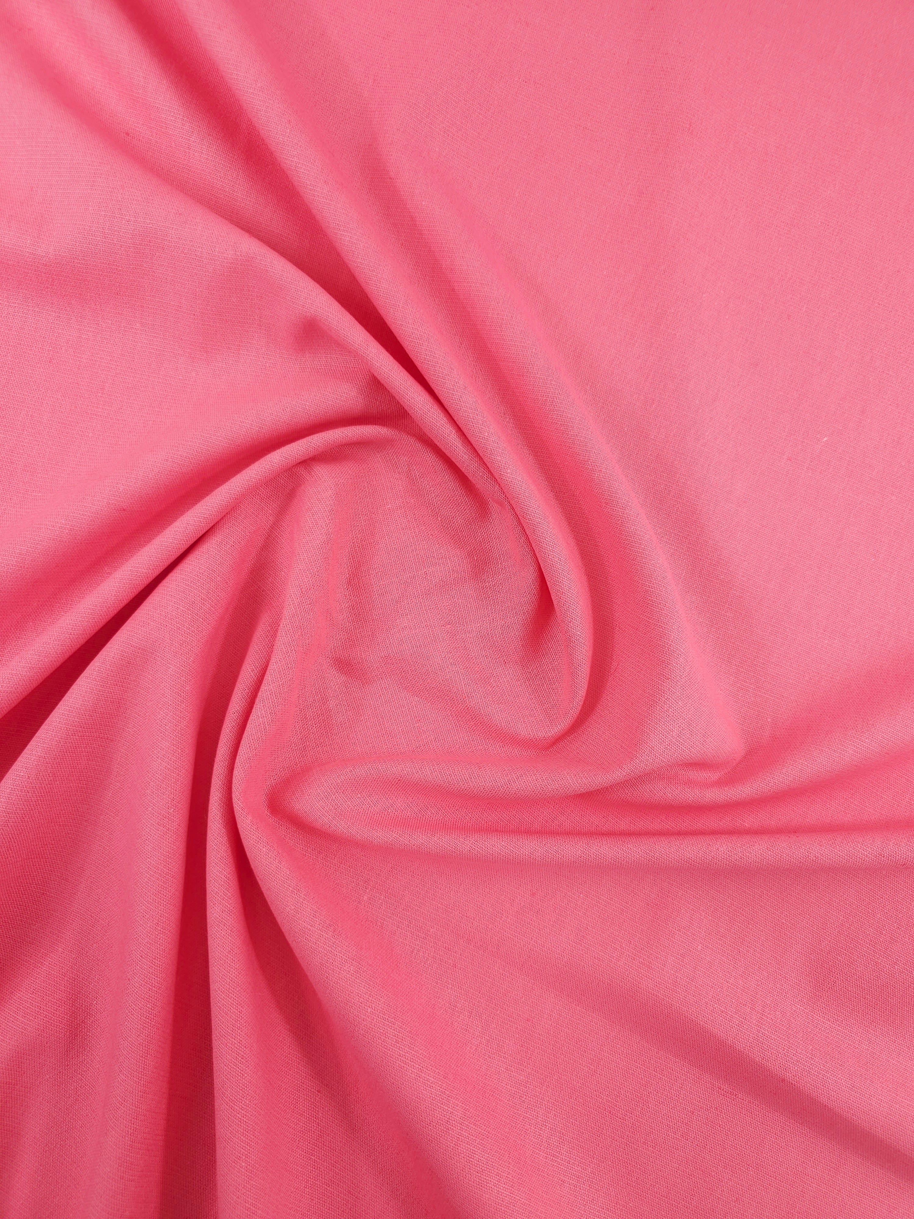 Guava Pink Cotton Linen