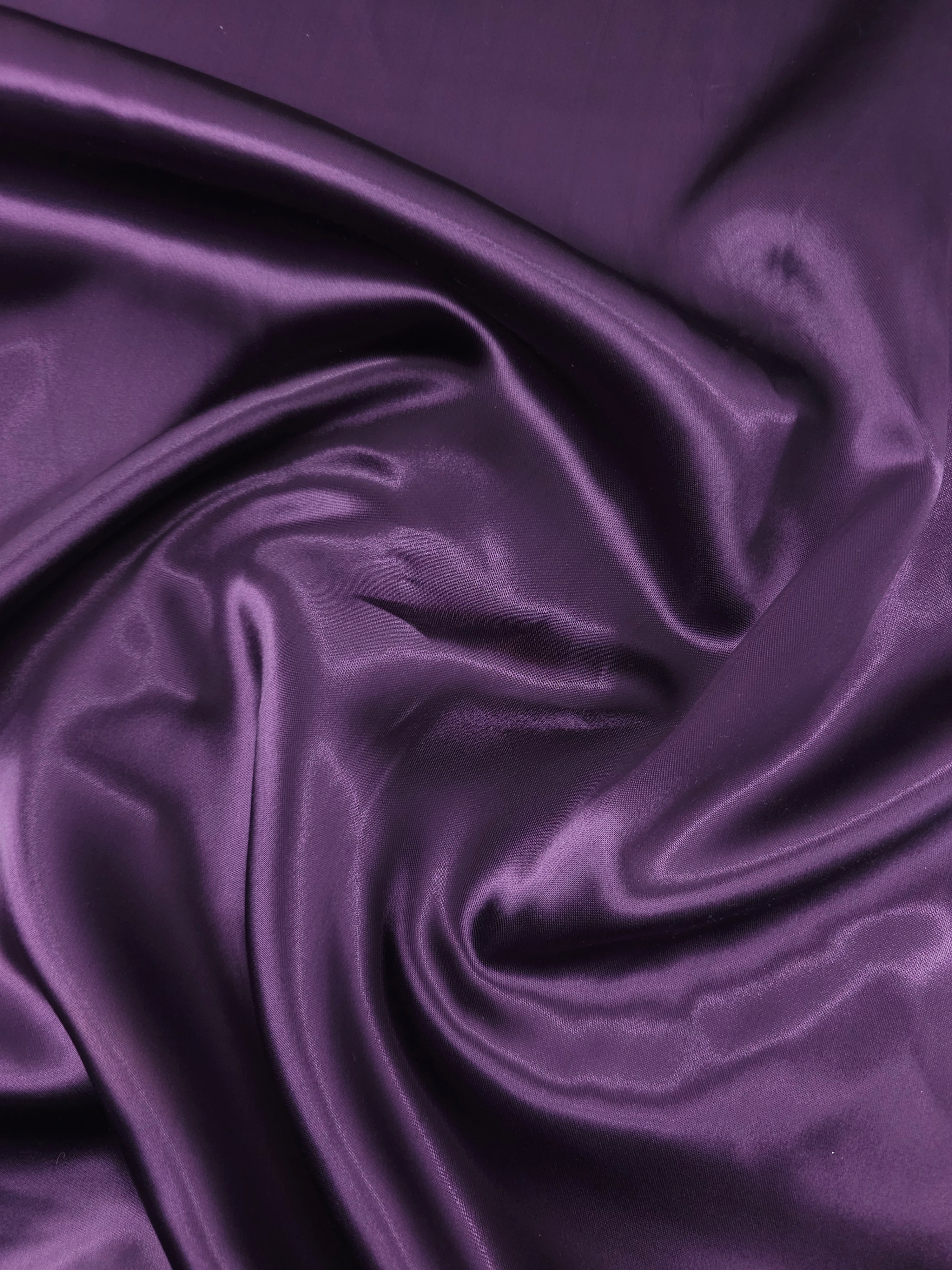 Midnight Purple Liquid Satin