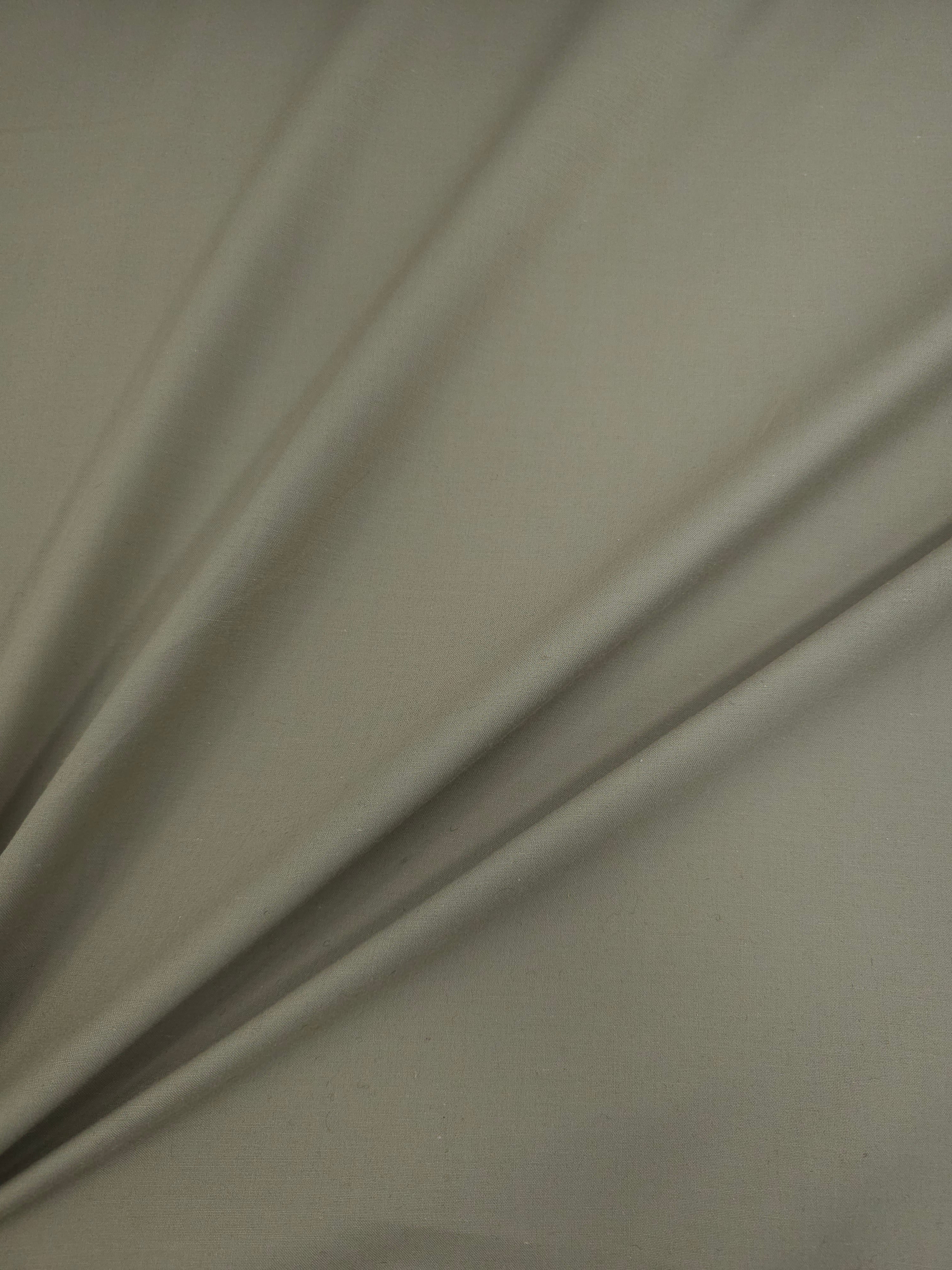 Khaki Greige Lightweight Cotton