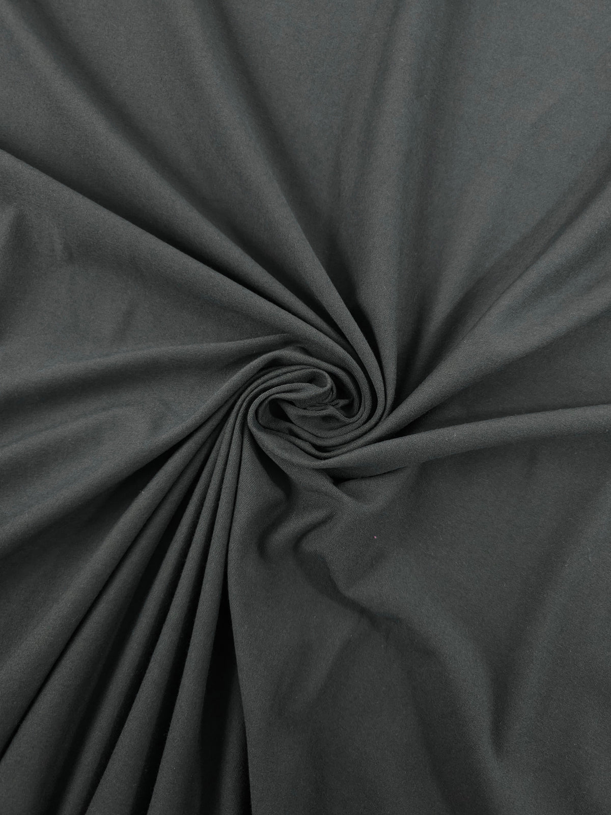 Dark Pewter Grey Bamboo Cotton Jersey