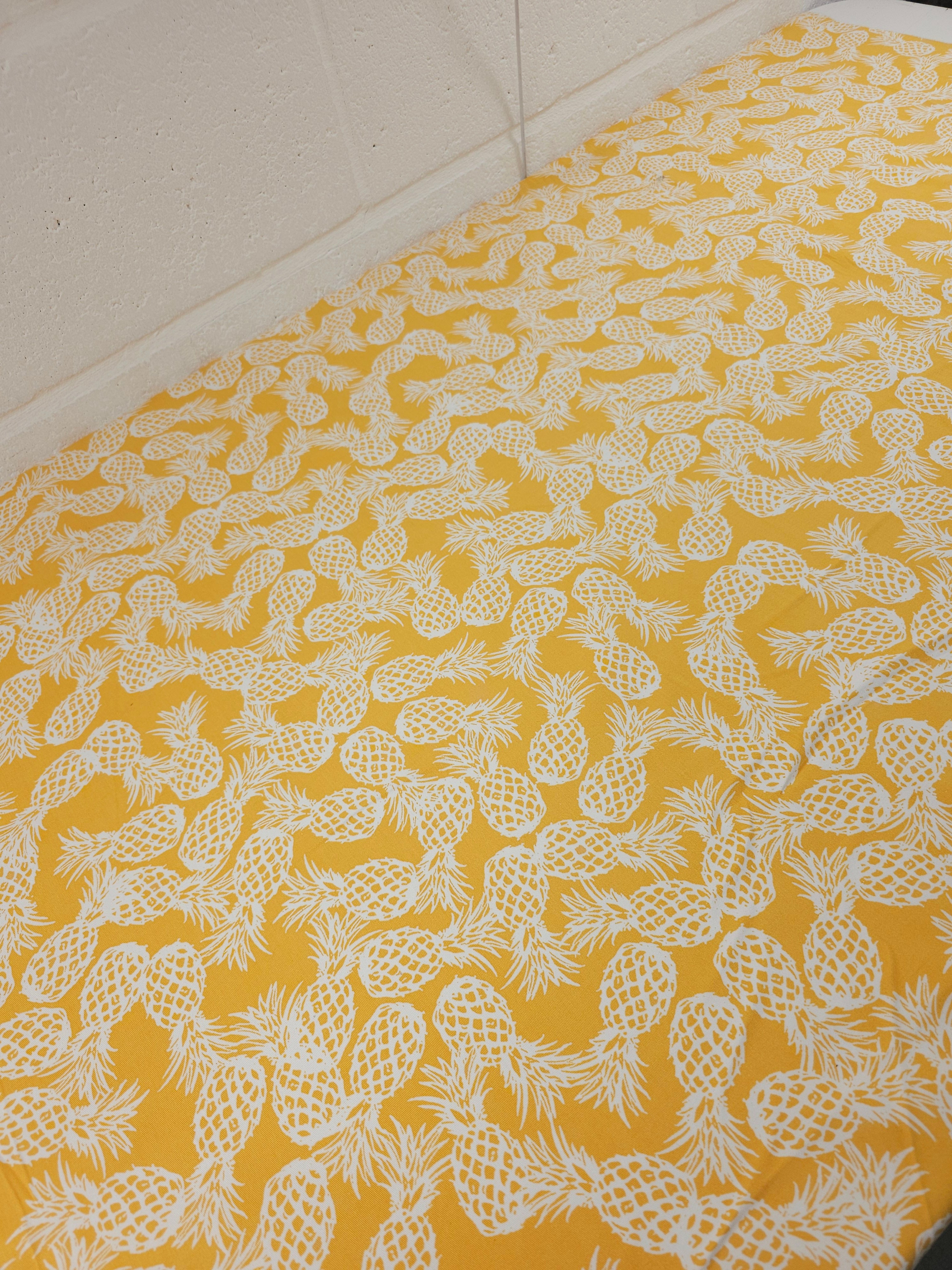 Pineapple Fiesta Lightweight Cotton Sateen Twill