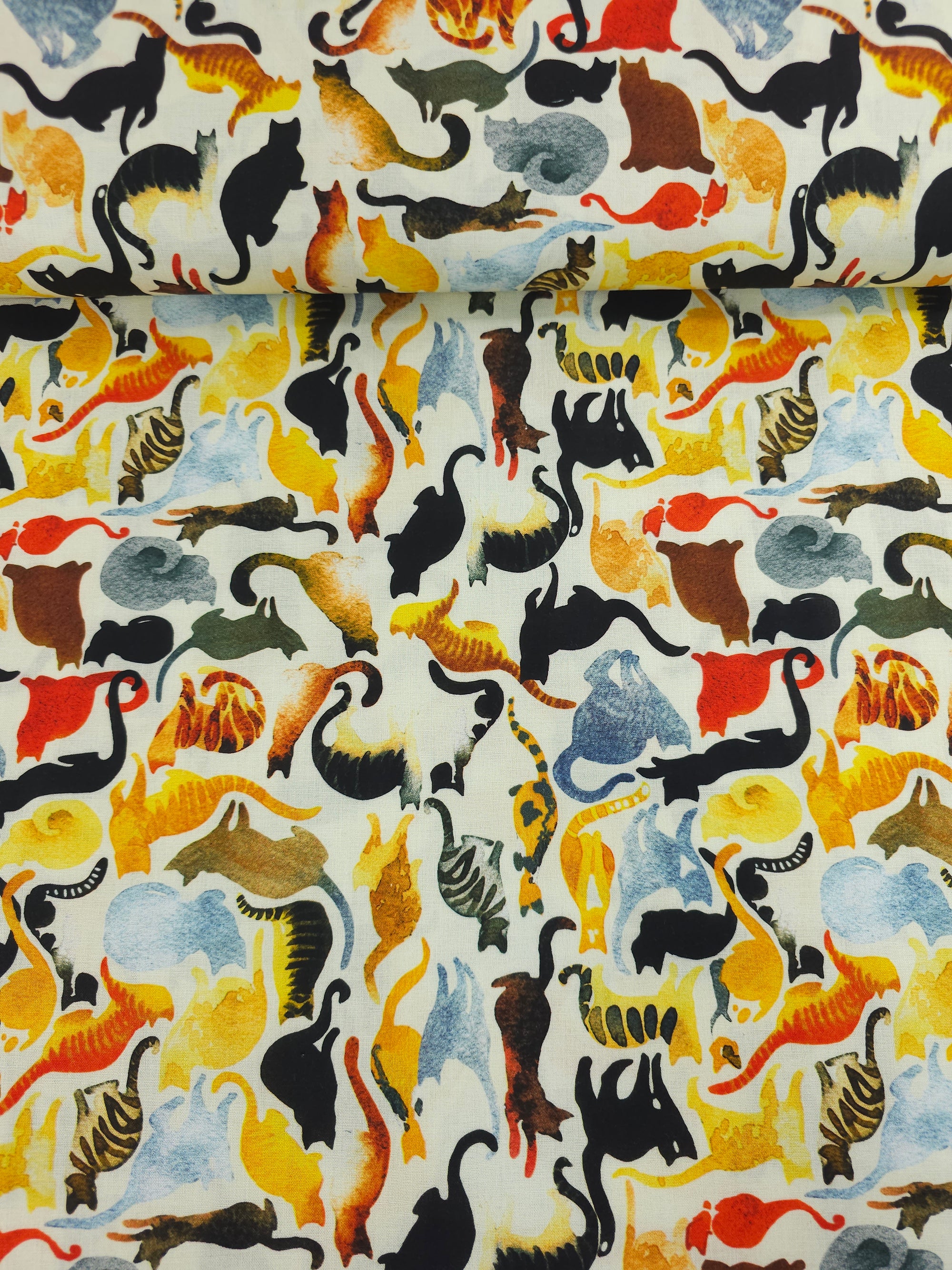 Multi Cat Party 100% Cotton - Joann