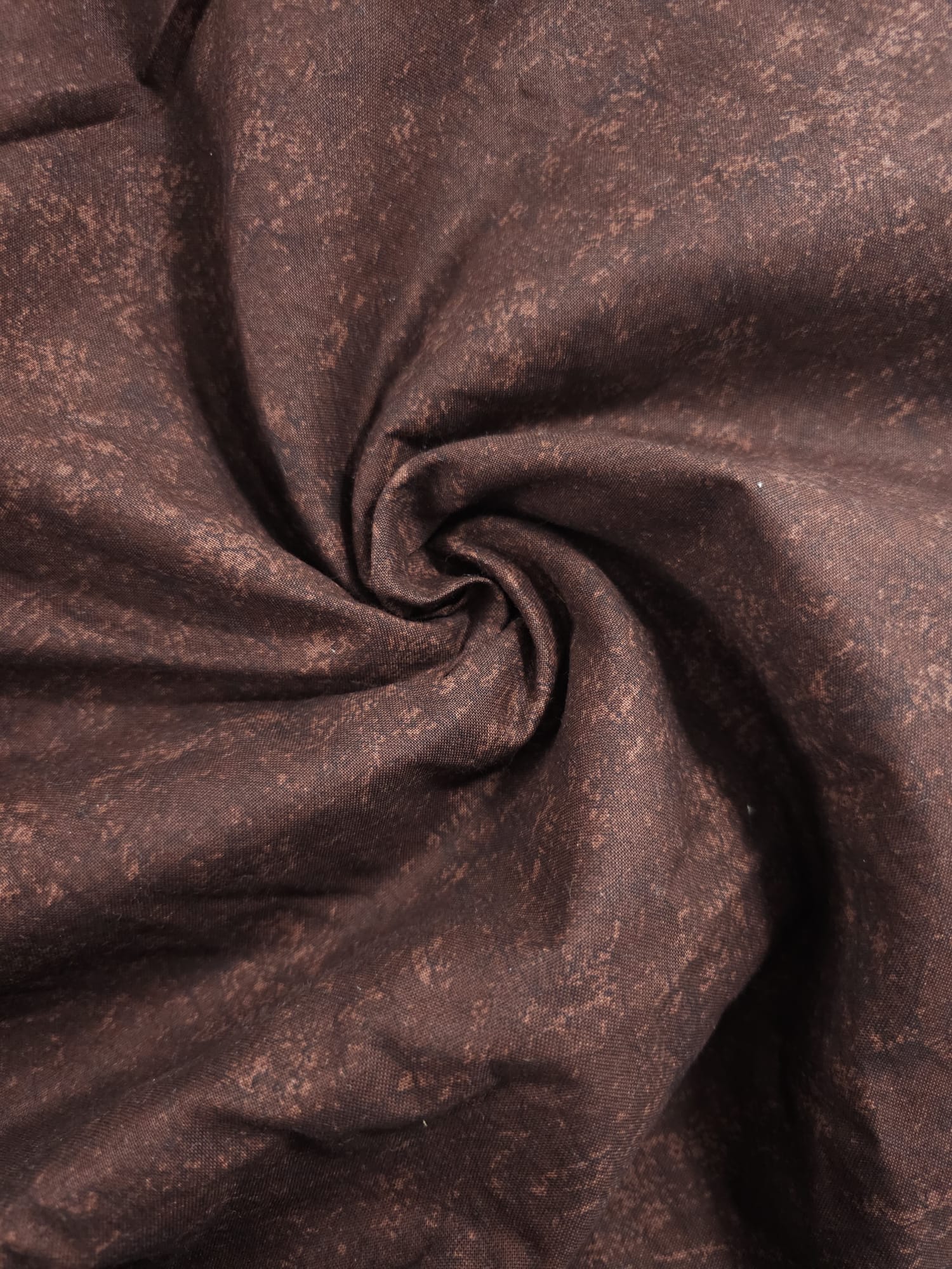 Brown Stone Look Texture Cotton - 2.5m Piece