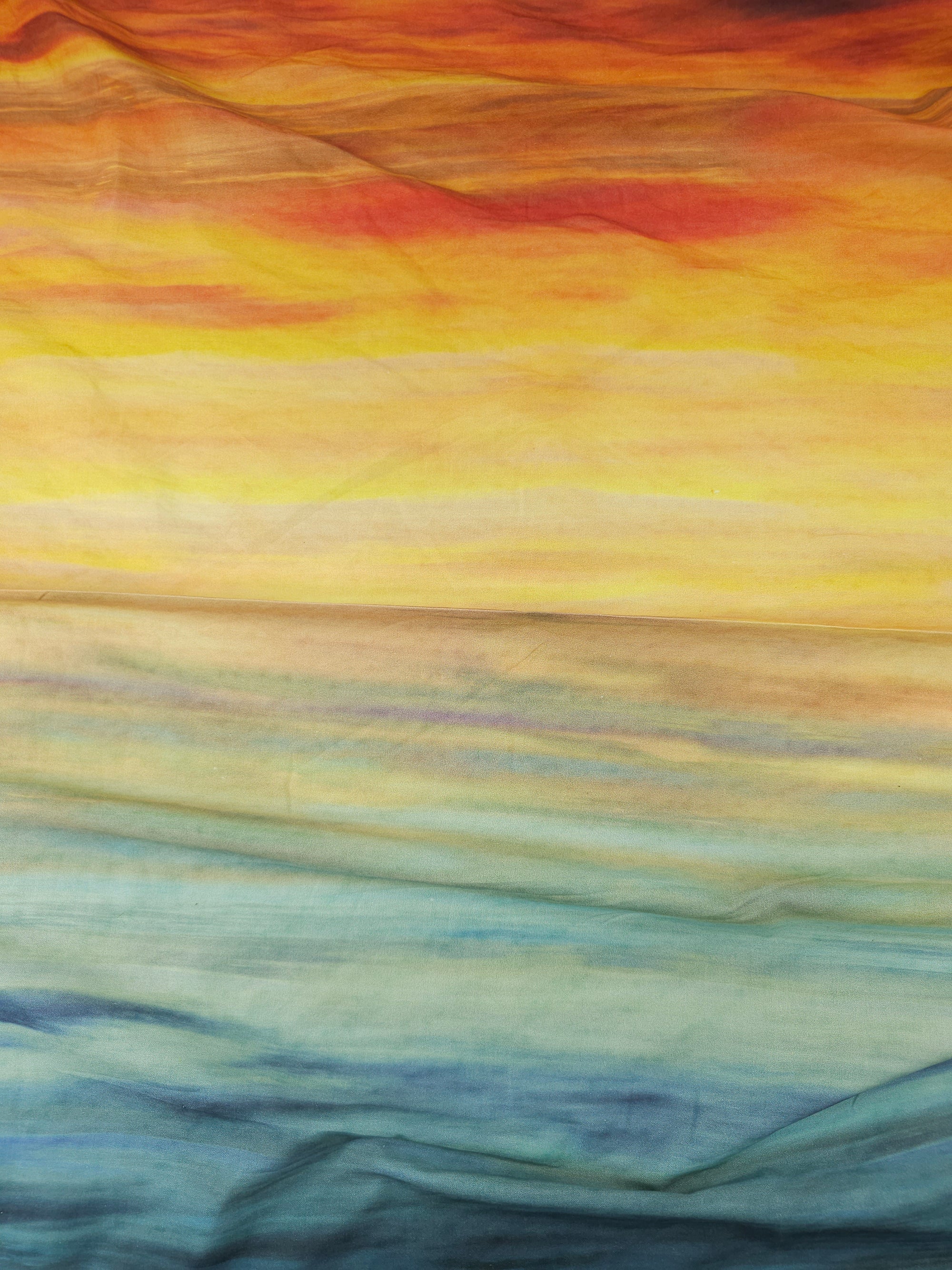 Sunset Sea Flutter 100% Cotton