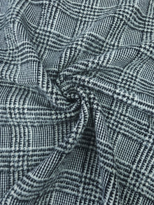  Black/White Tartan Wool Mix