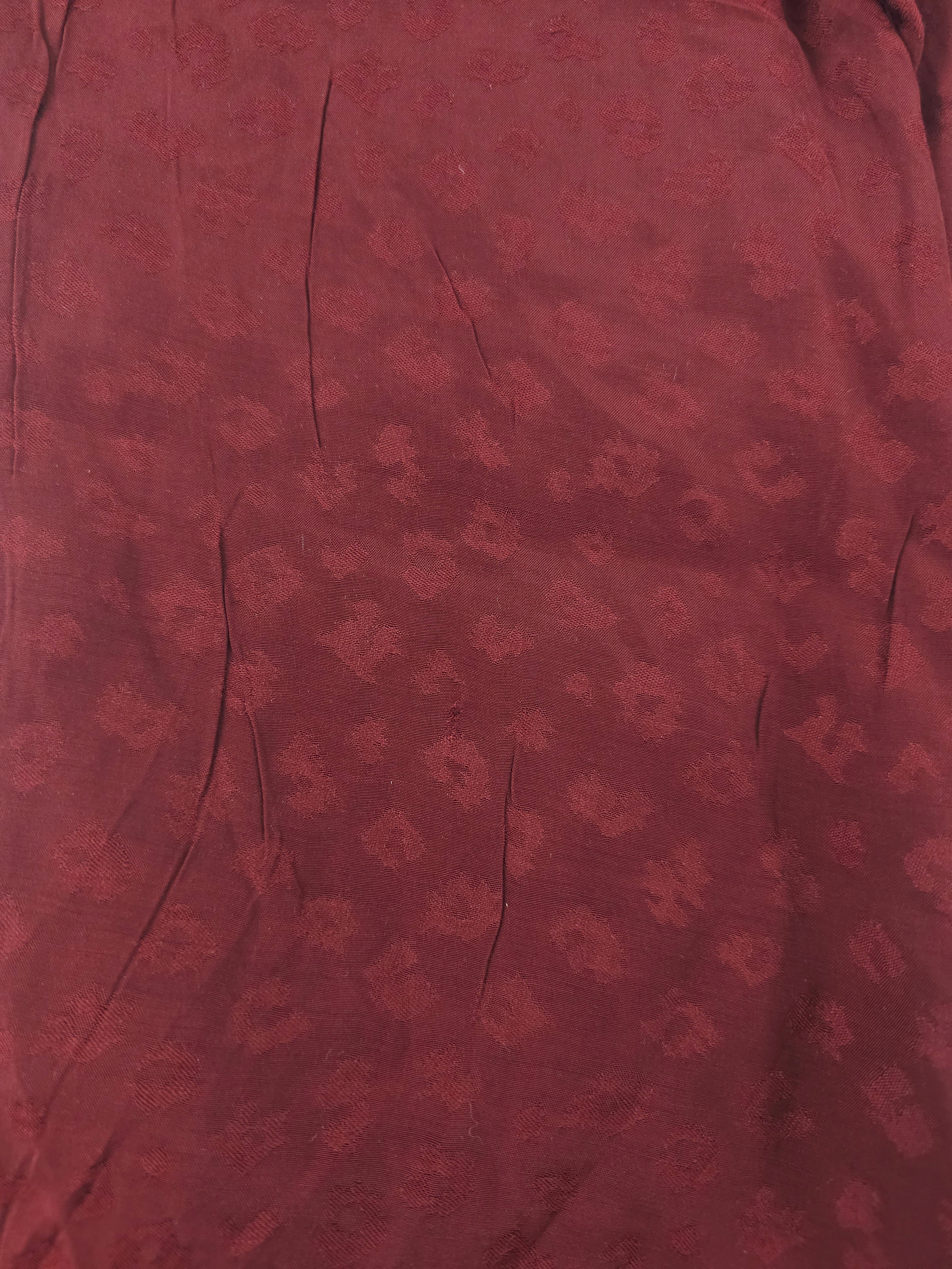 Wine cheetah Viscose- 2.8m piece
