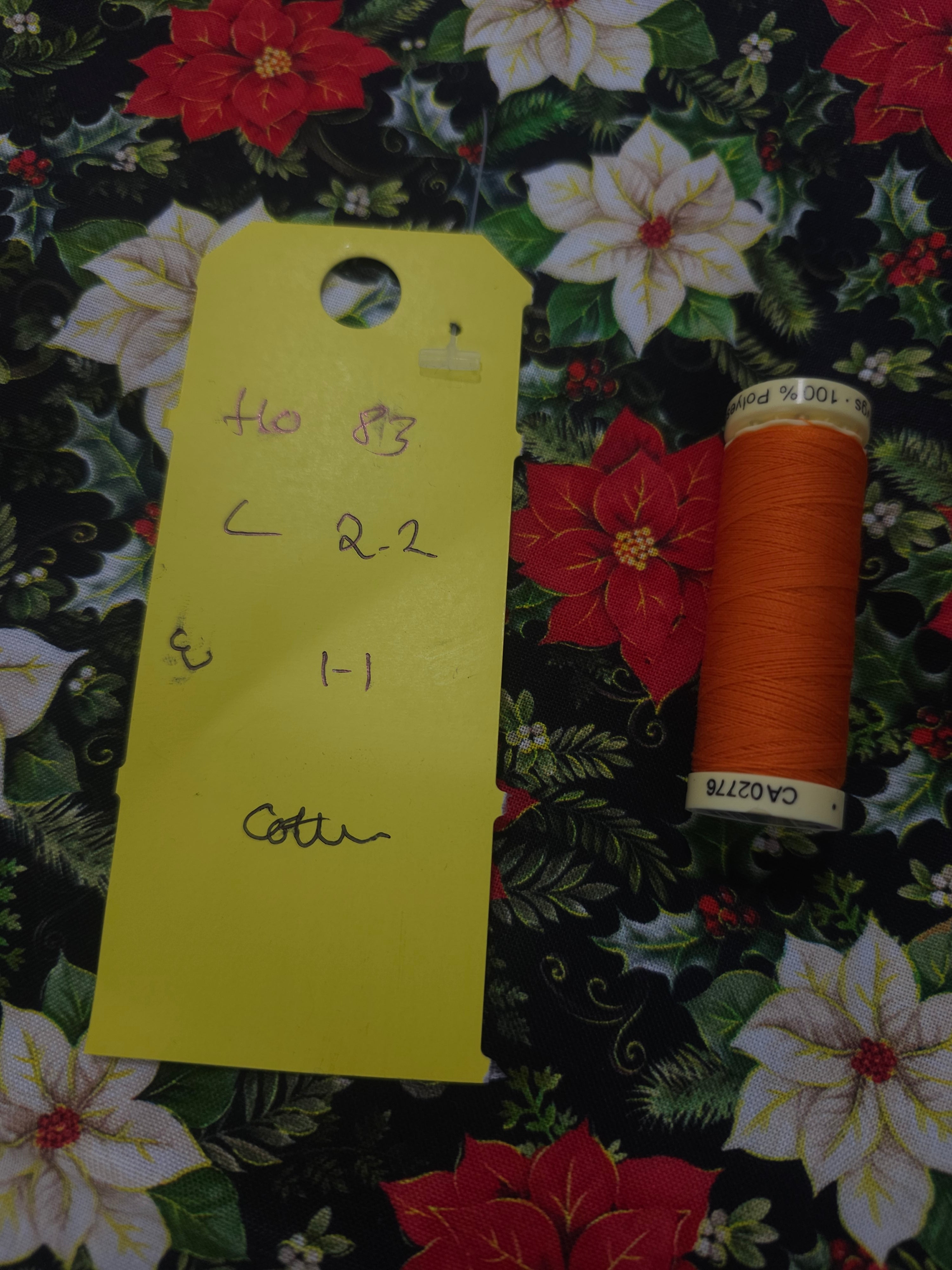 Winter rose Cotton- 2.2m piece