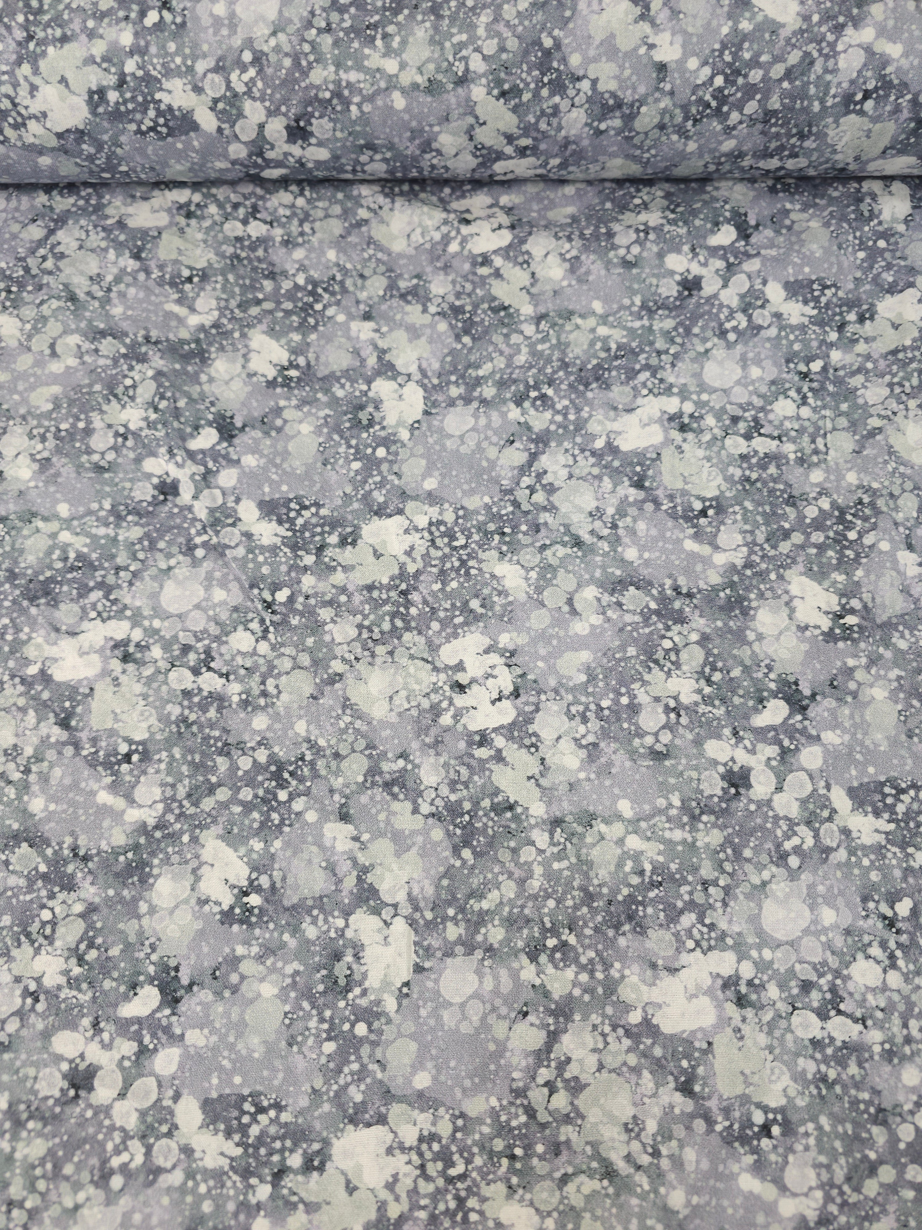 Grey Speckle Stones 100% Cotton