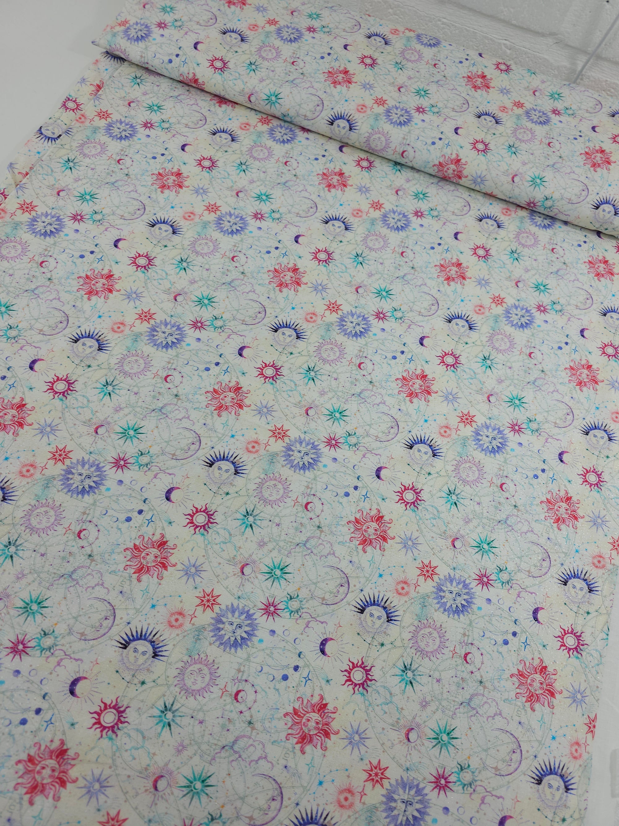 Ivory Celestial Skies 100% Cotton - Benartex