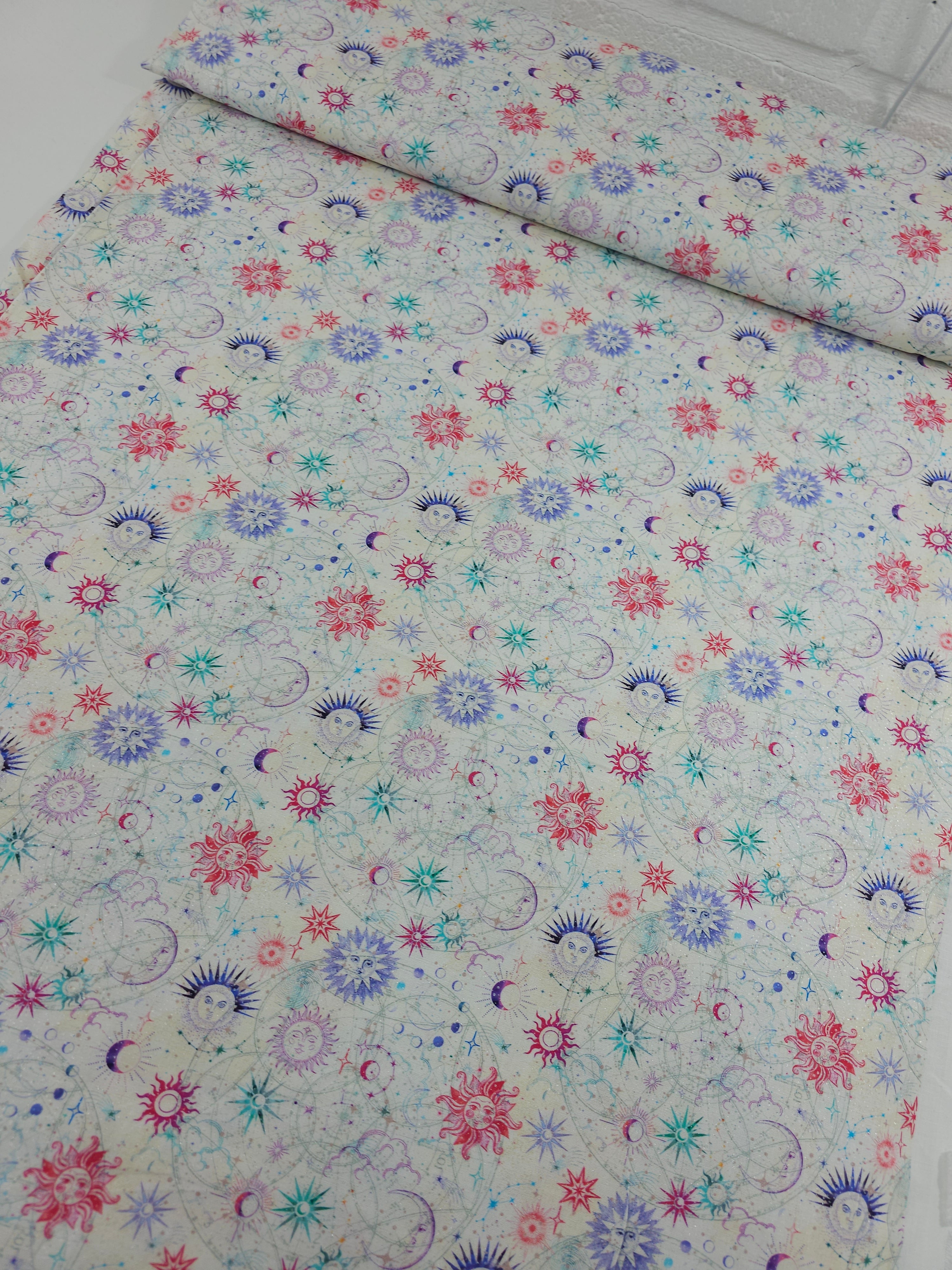 Ivory Celestial Skies 100% Cotton - Benartex