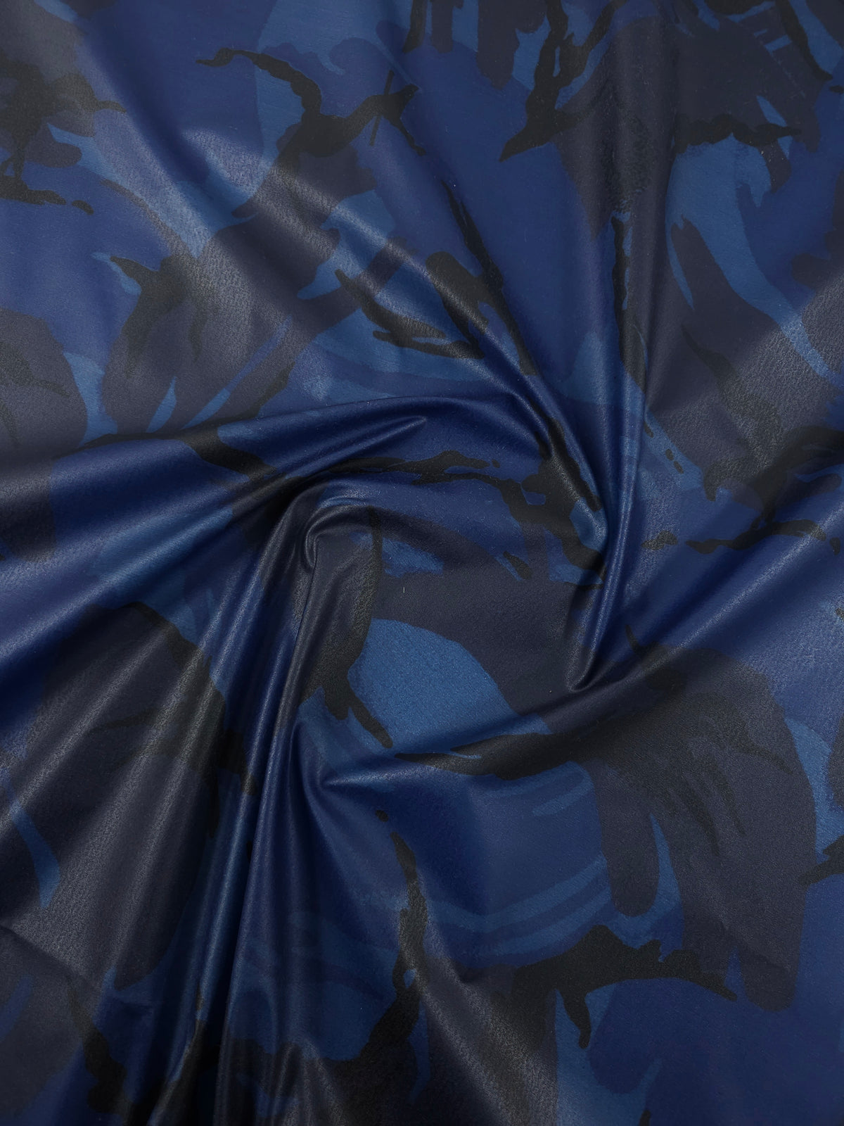 Dark Blue Abstract Camo Wax Cotton - Polo Ralph Lauren