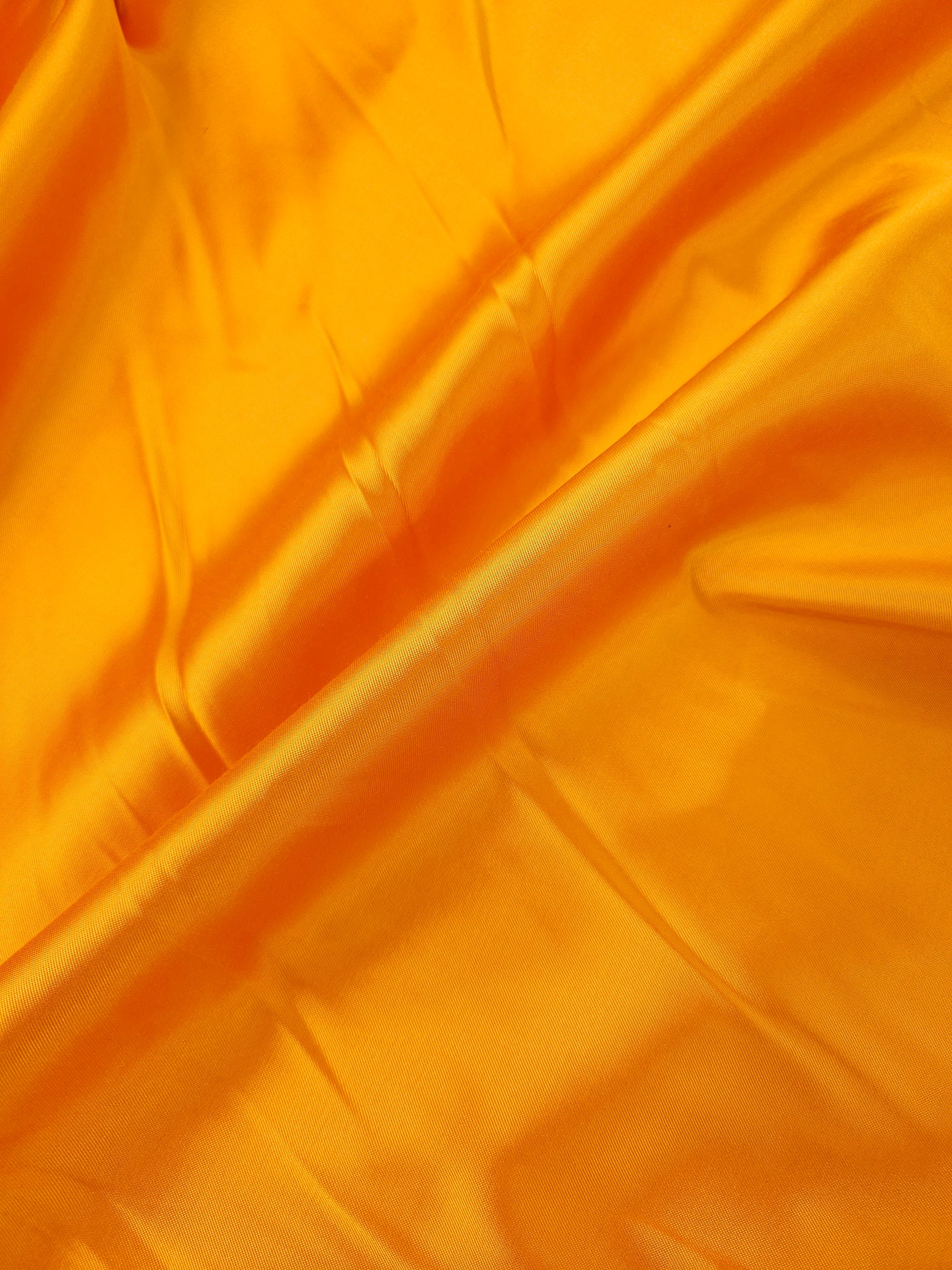 Orange Viscose Satin