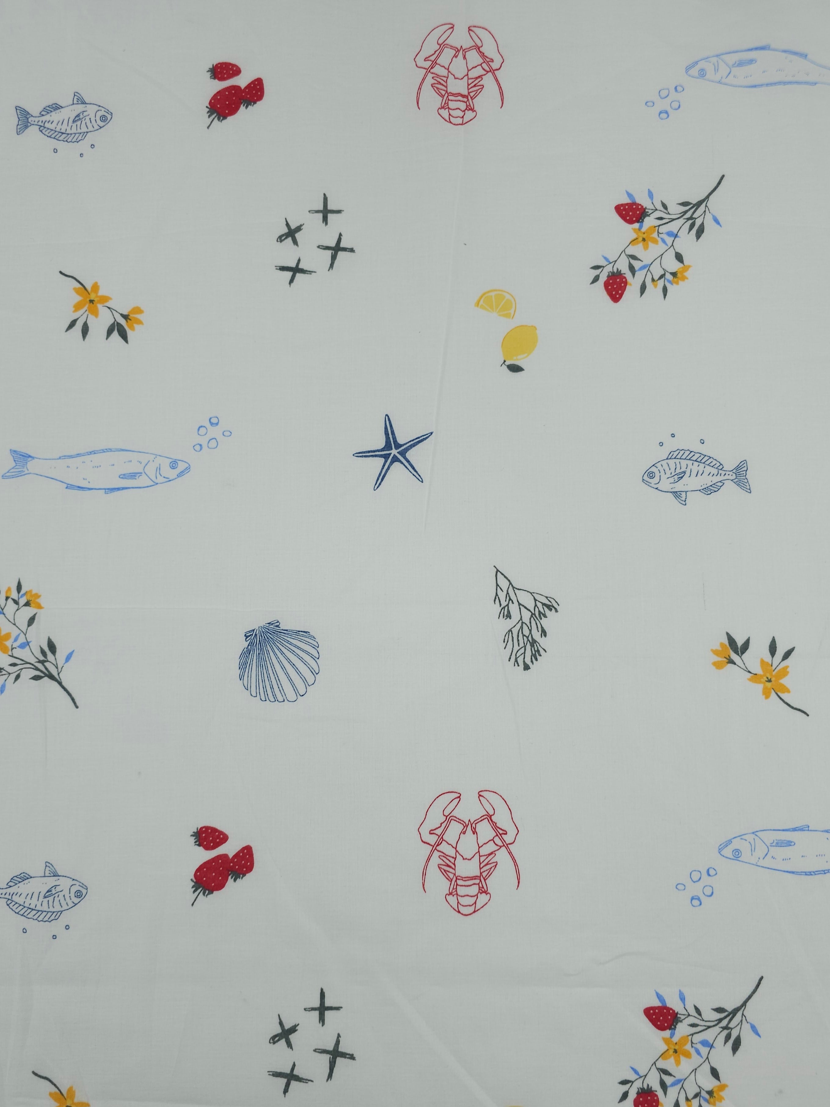 Fruity Sealife Breeze Cotton Voile