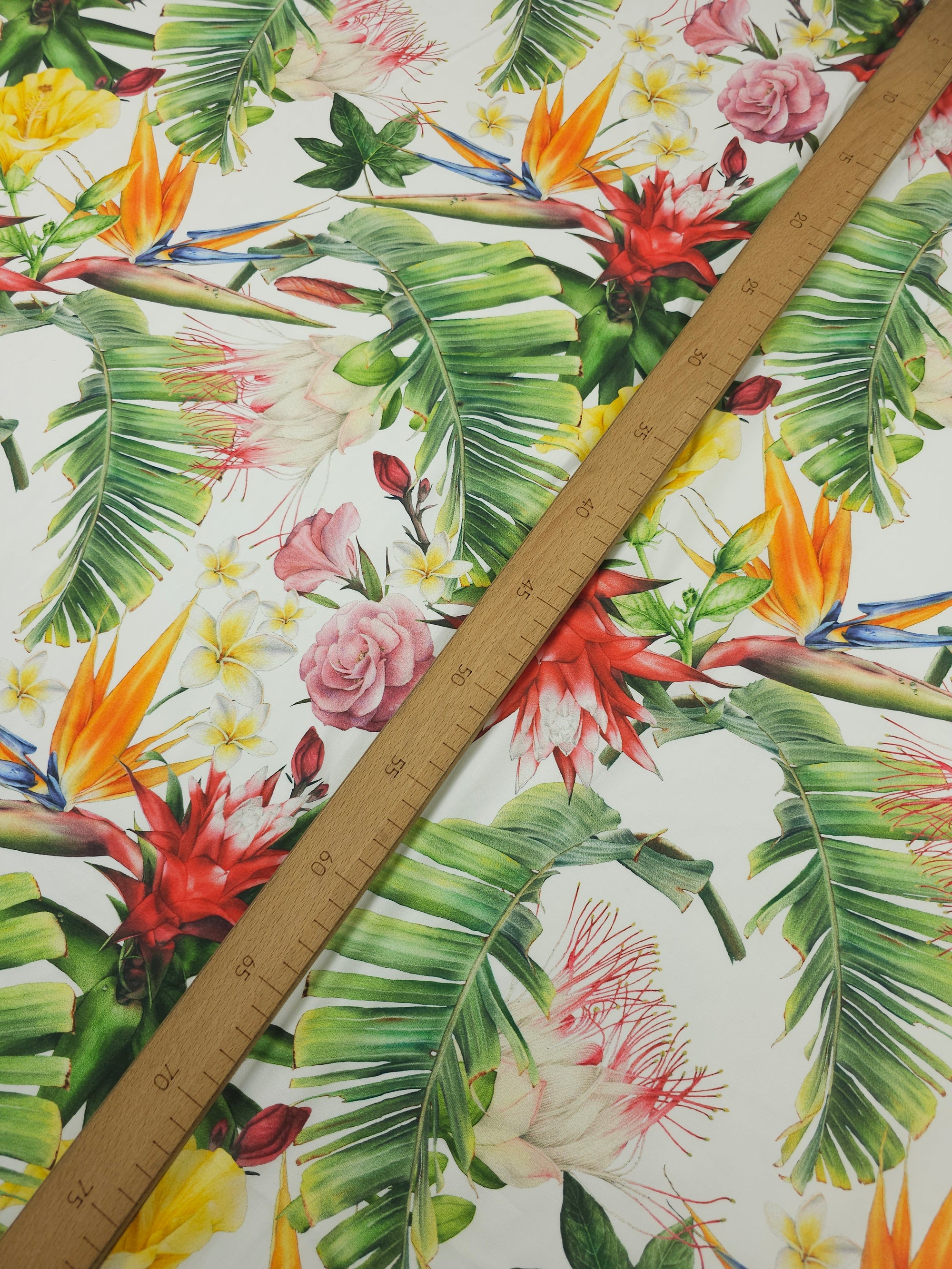 Tropicana Luau Blooms Stretch Cotton Poplin