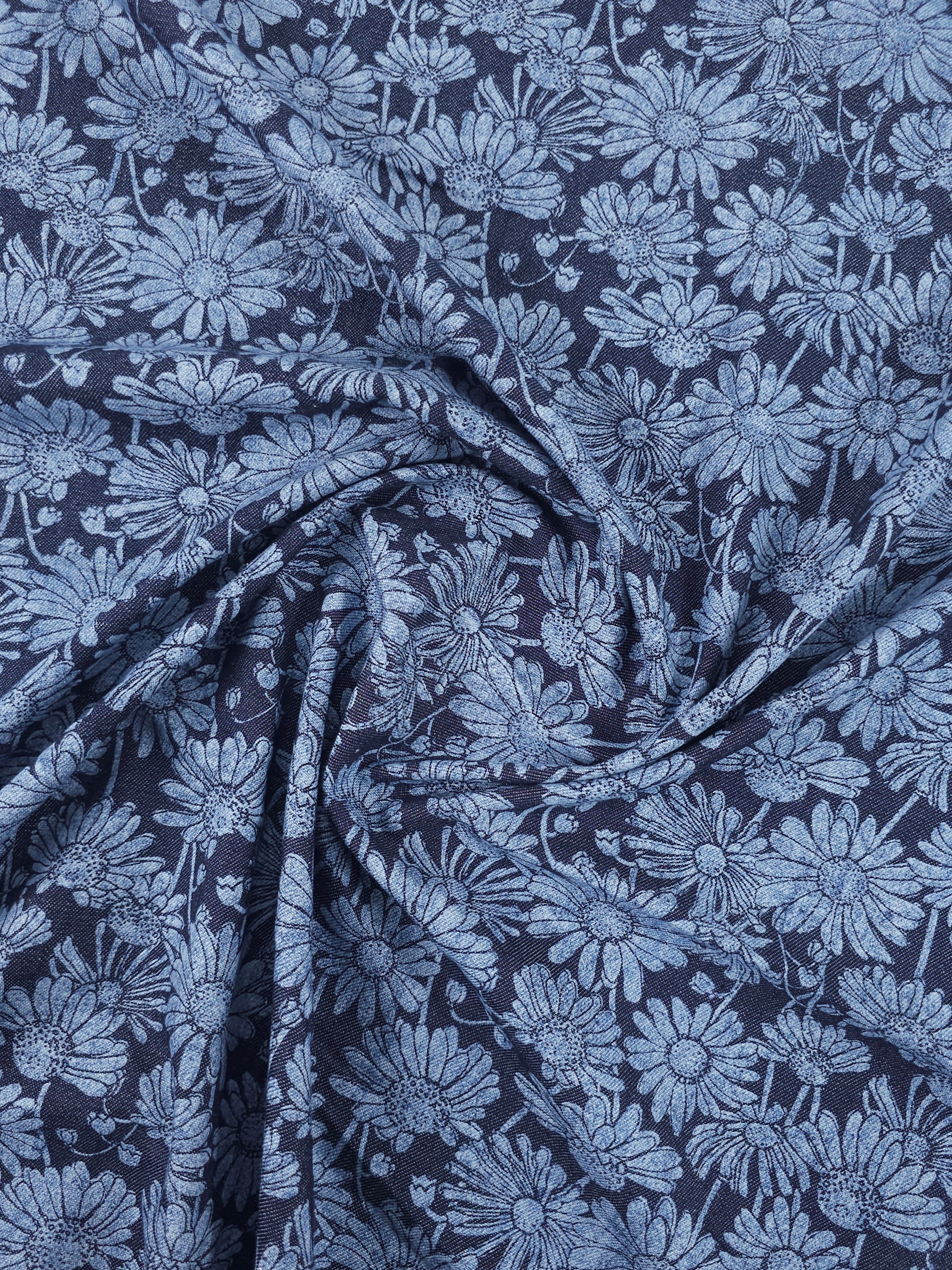 Floral Field Chambray