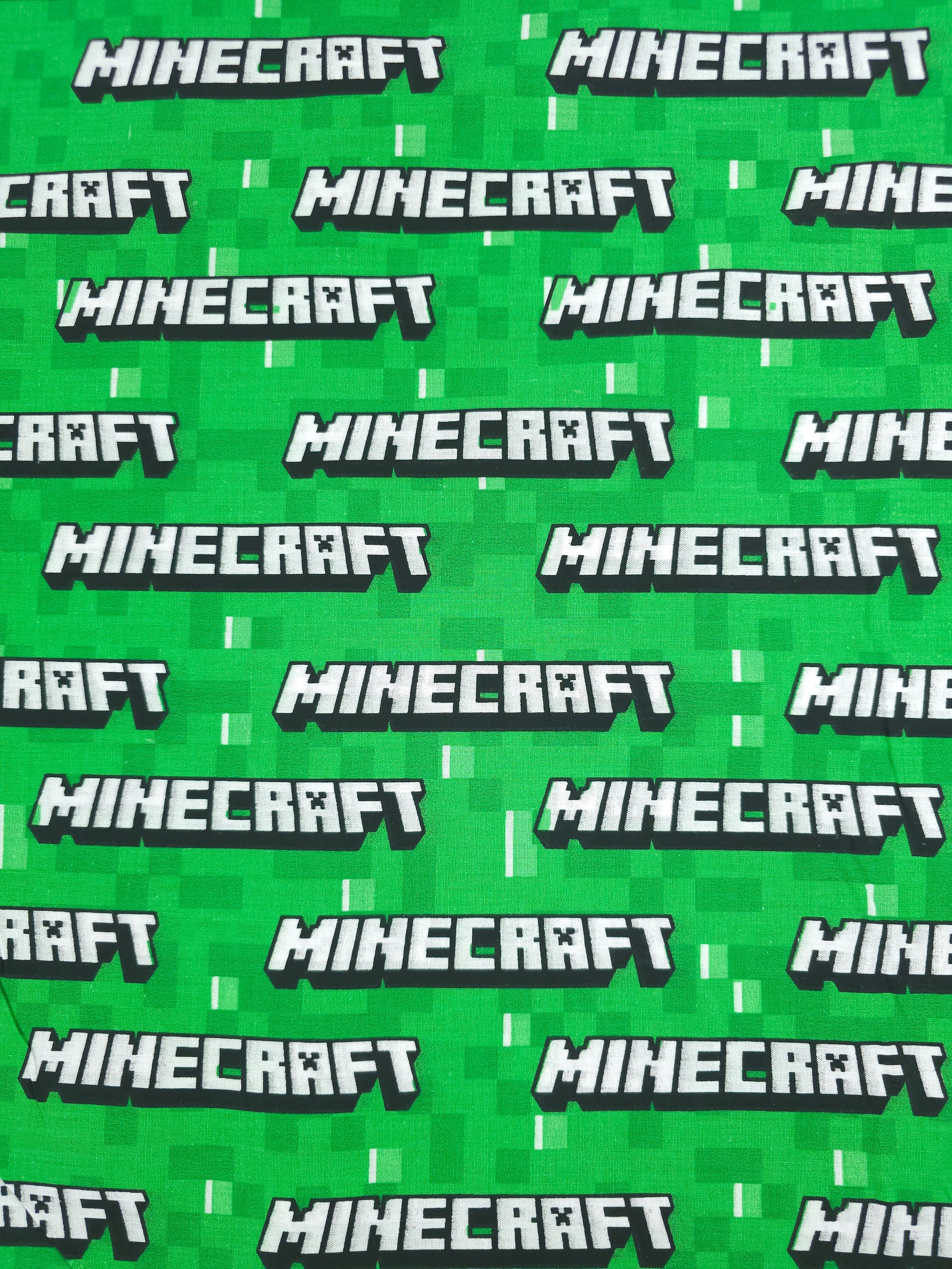 Minecraft Logo 100% Cotton 88" *EXTRA WIDE*