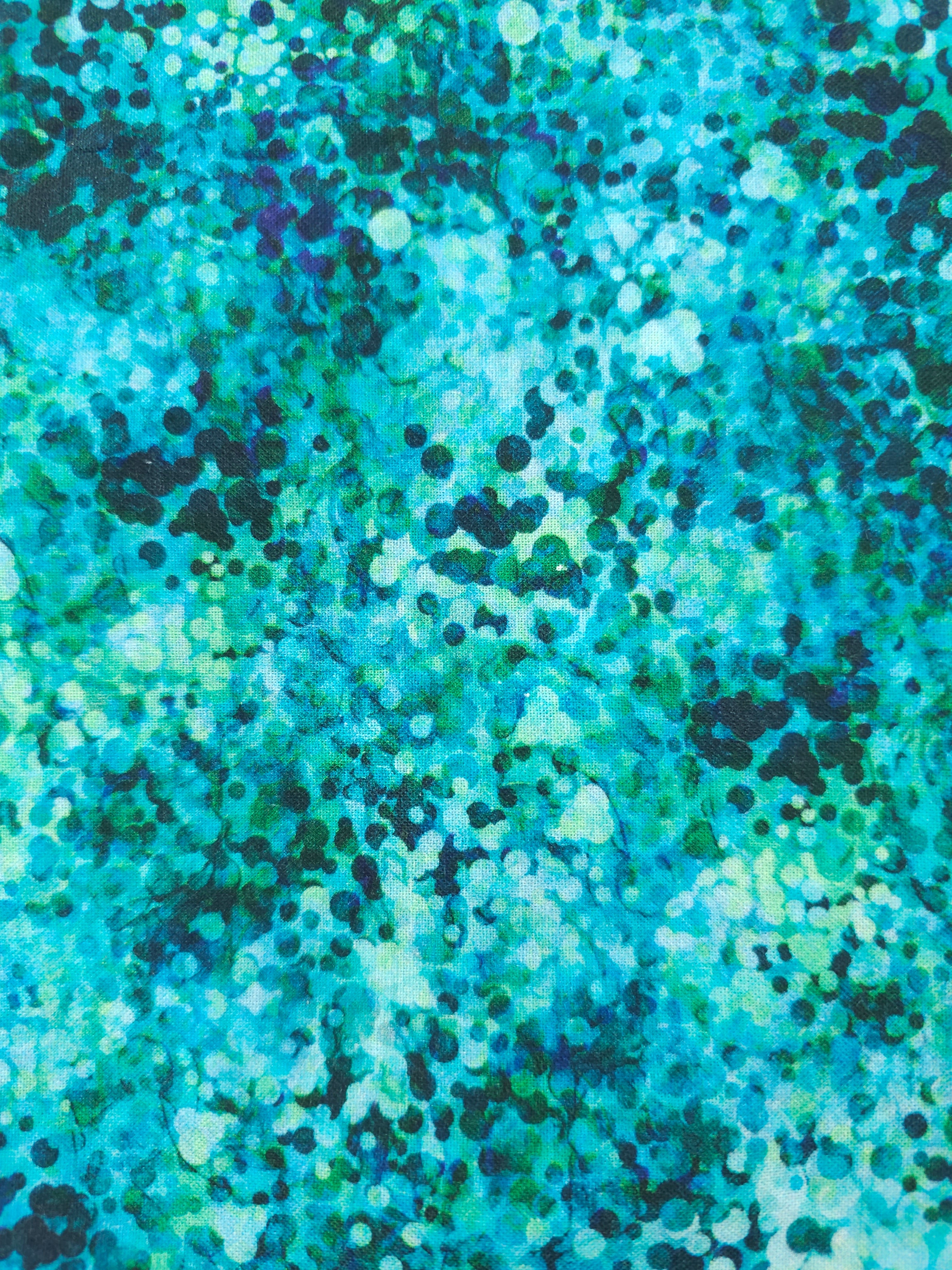 Deep sea speckle Cotton- 1.7m piece
