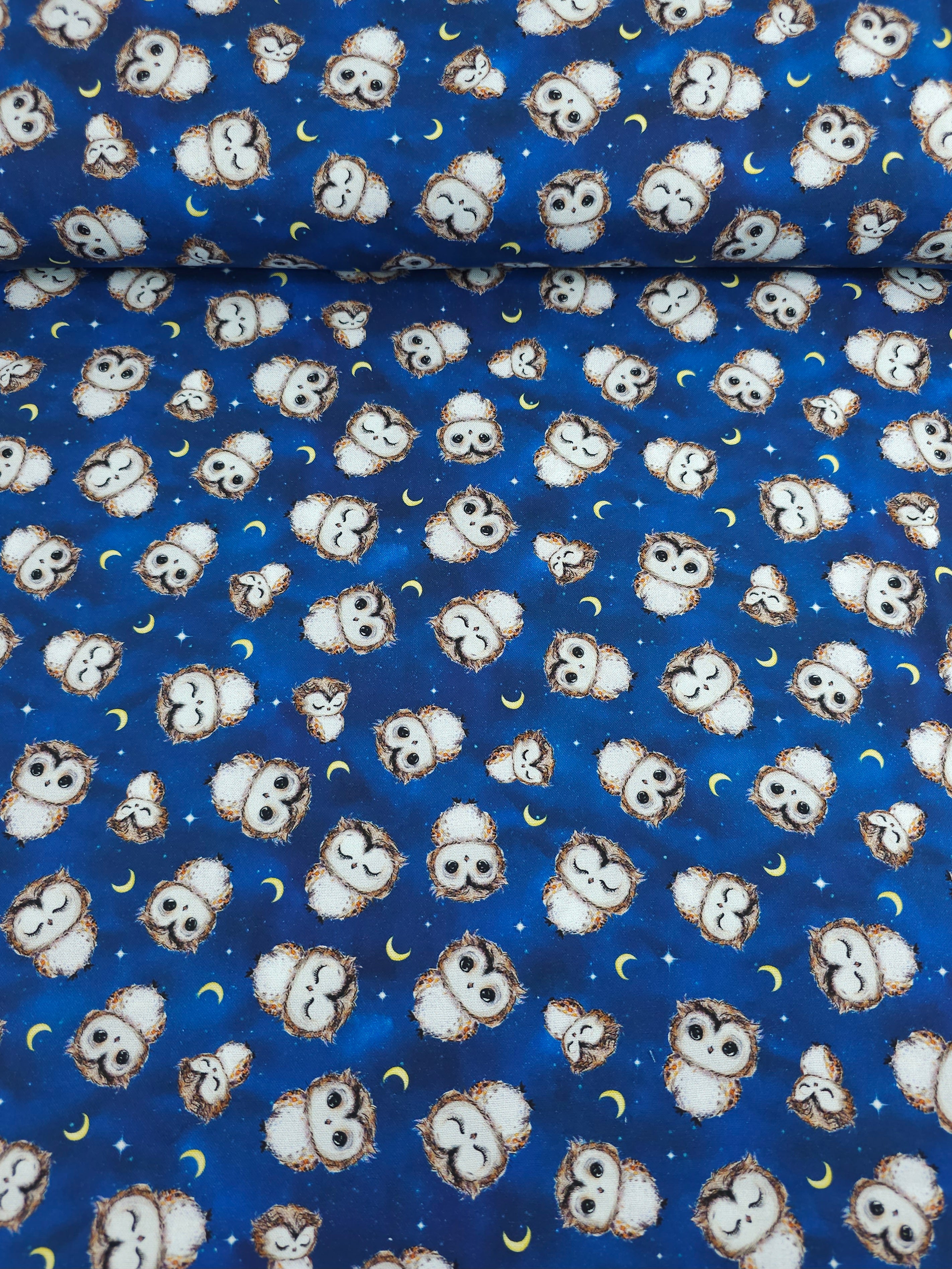 Midnight Owls 100% Cotton