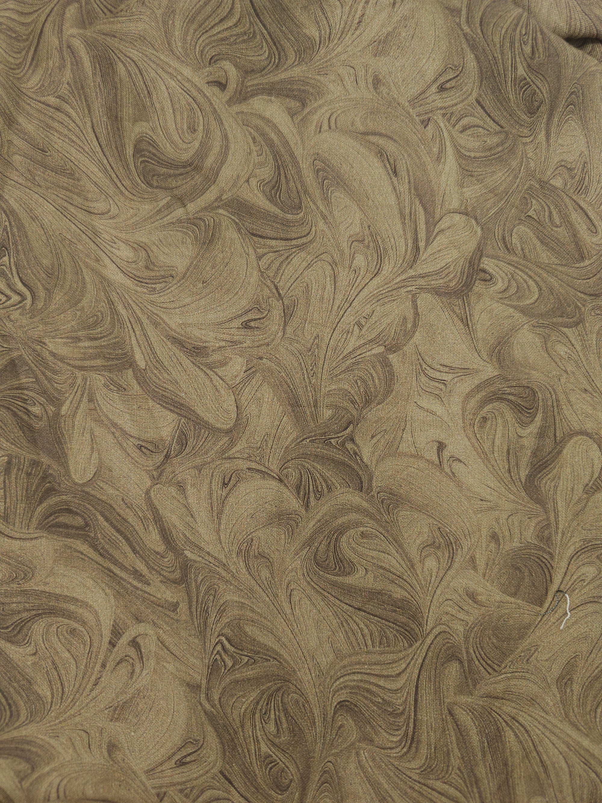Coffee swirl Cotton- 1.8m piece