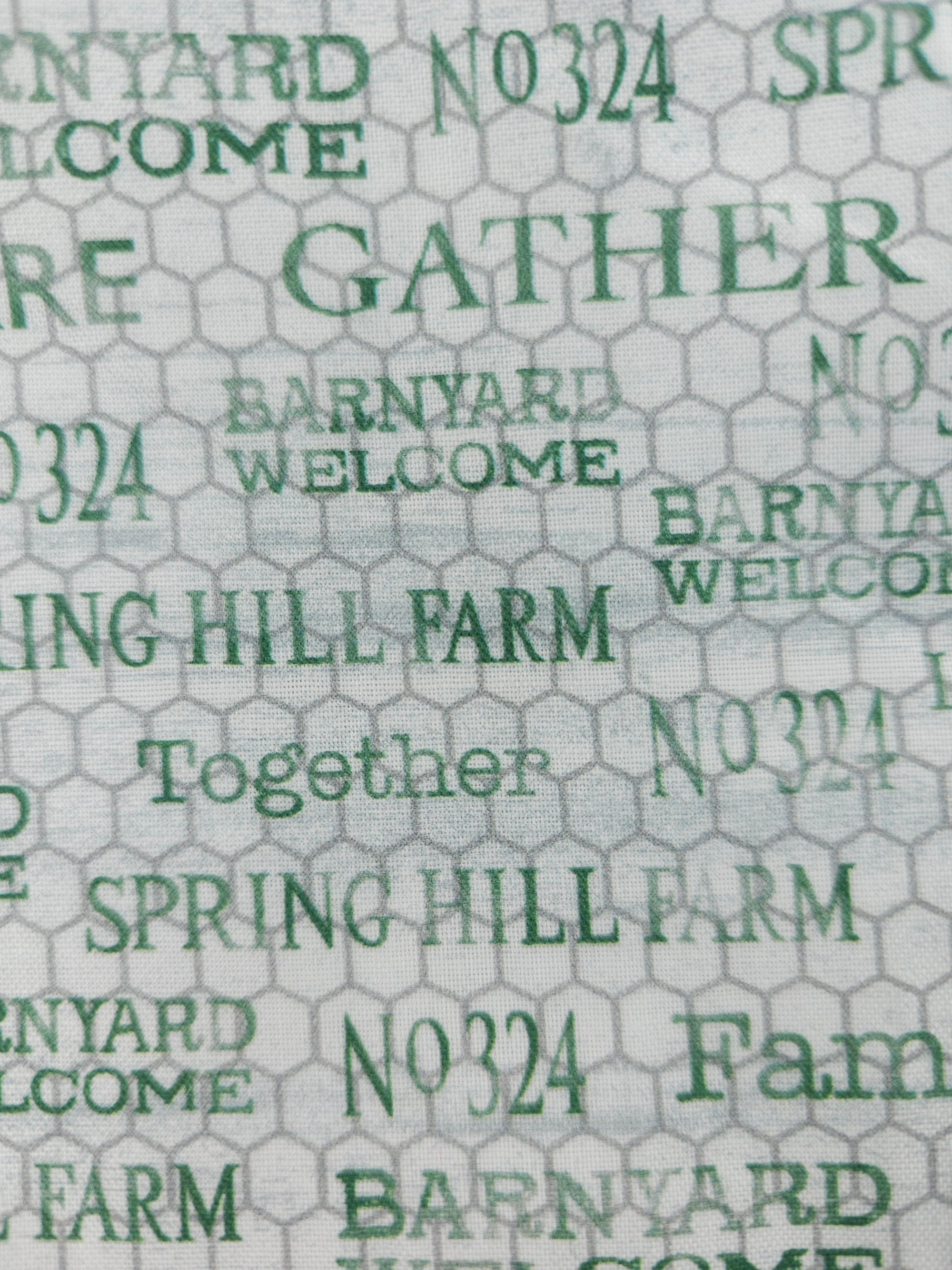 Spring hill farm Cotton- 4.4m piece