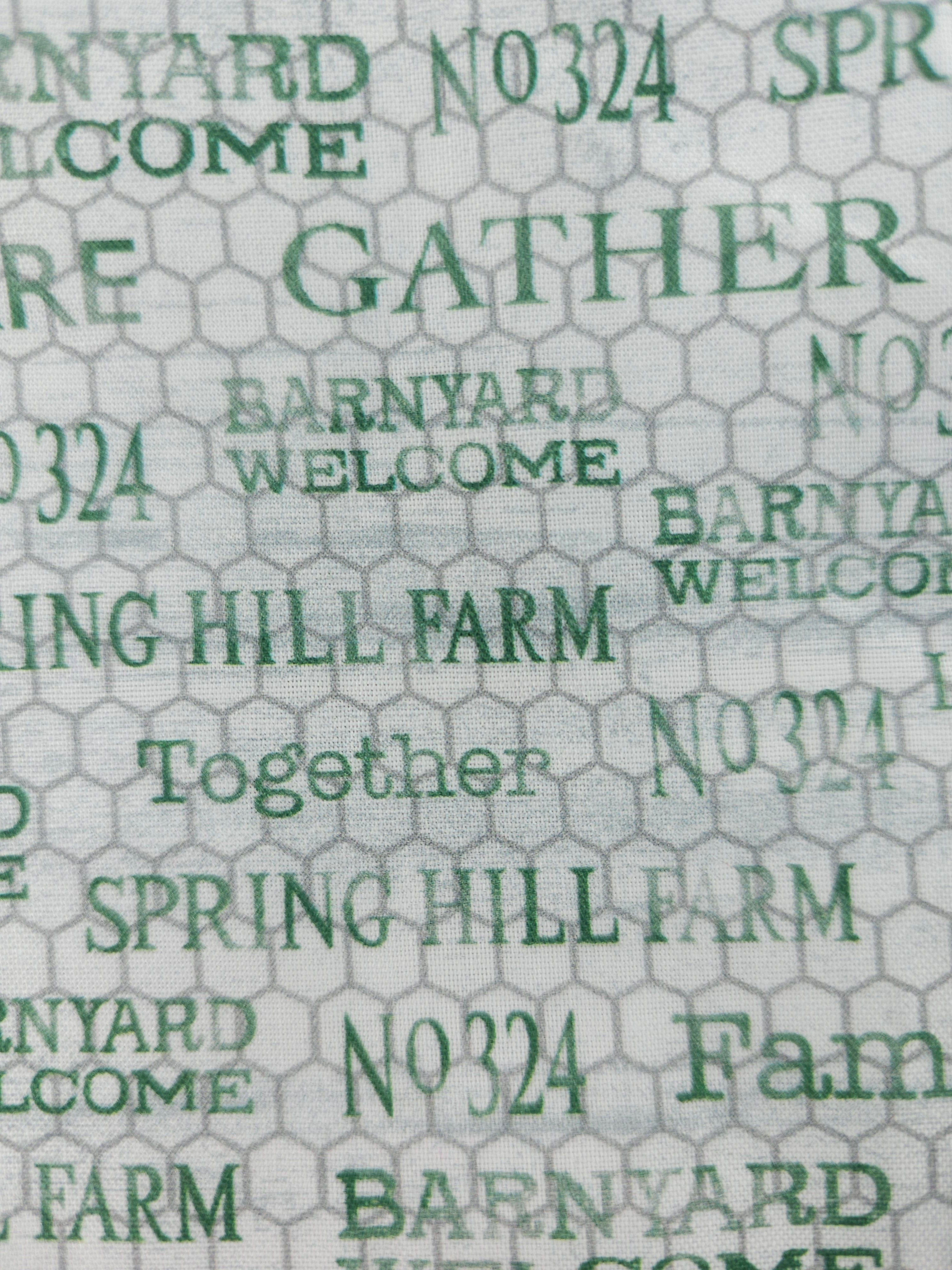 Spring hill farm Cotton- 4.4m piece