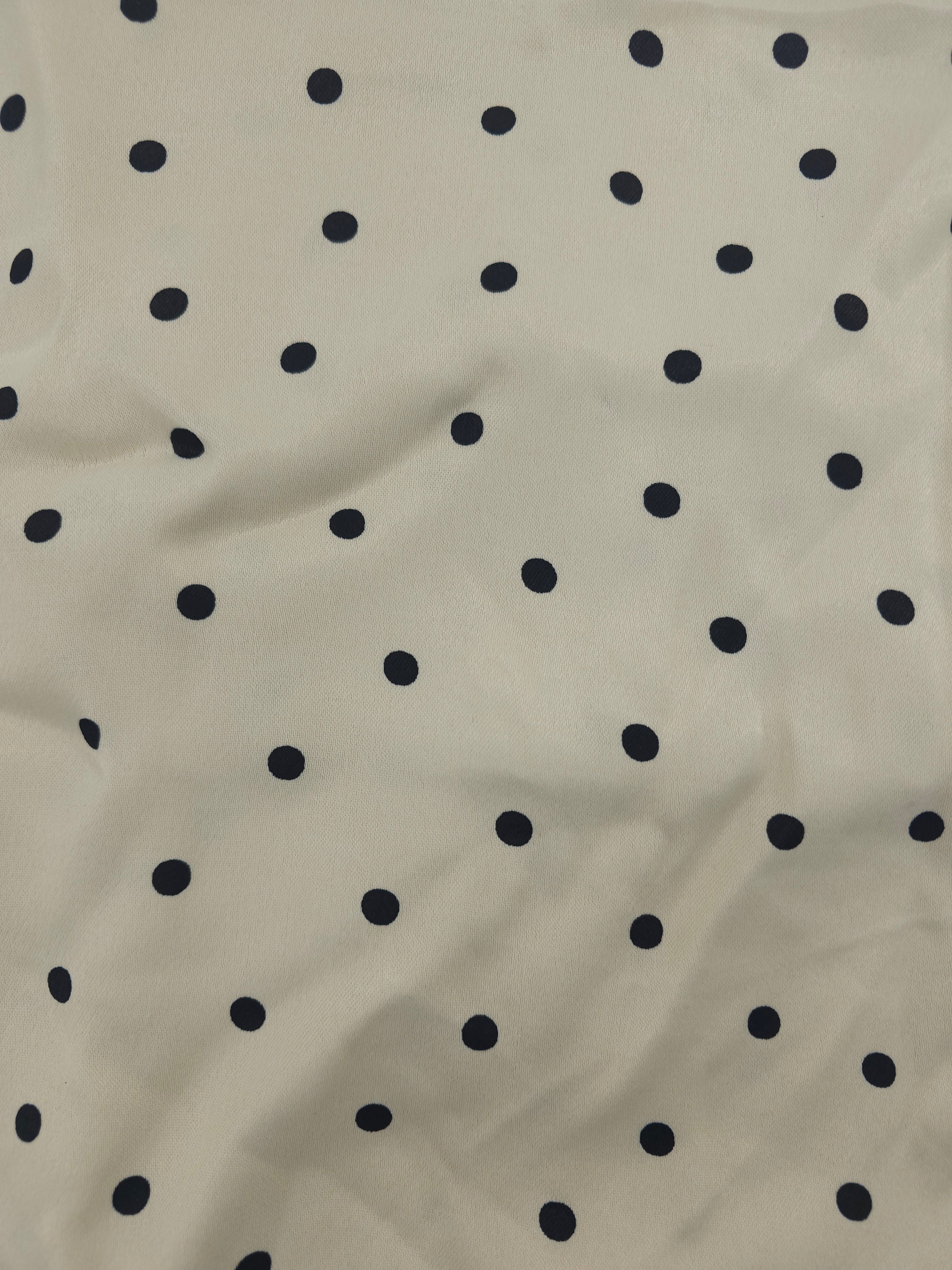 Little Polka Dot Viscose Sateen- 1.4m Piece