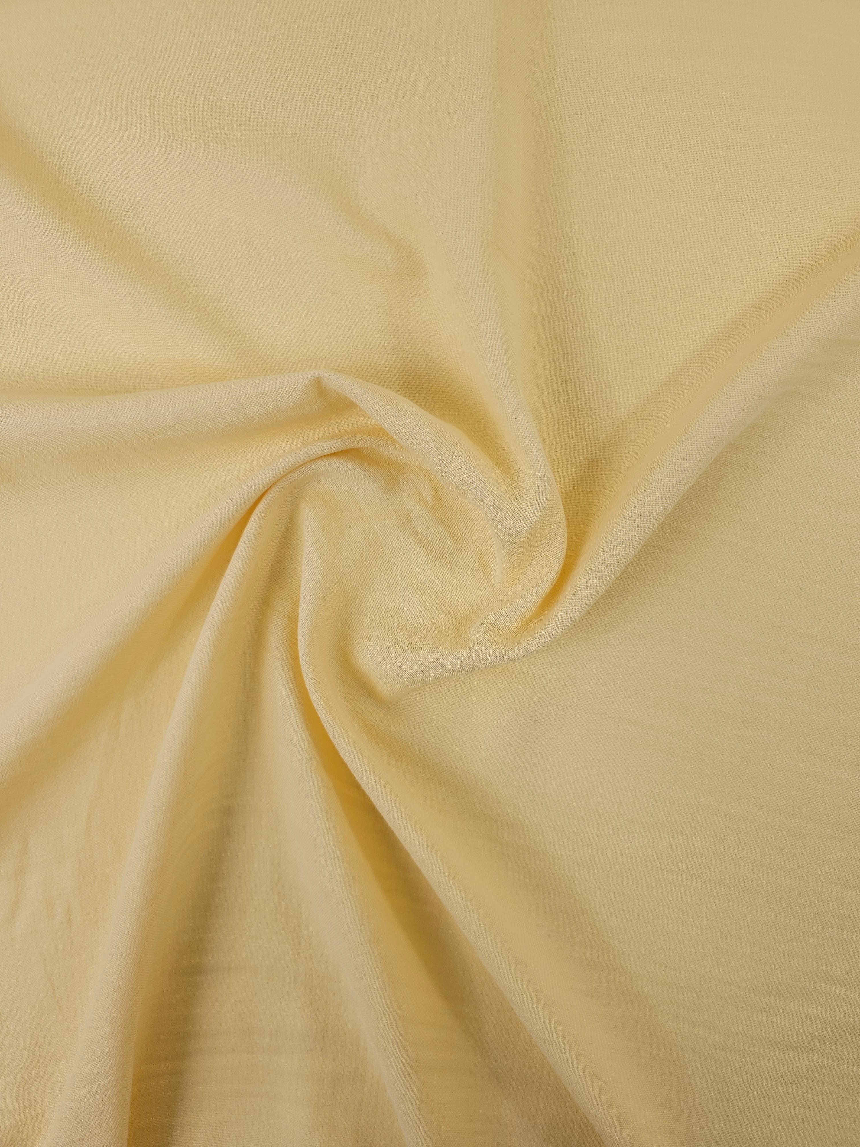 Butter Yellow Double Gauze