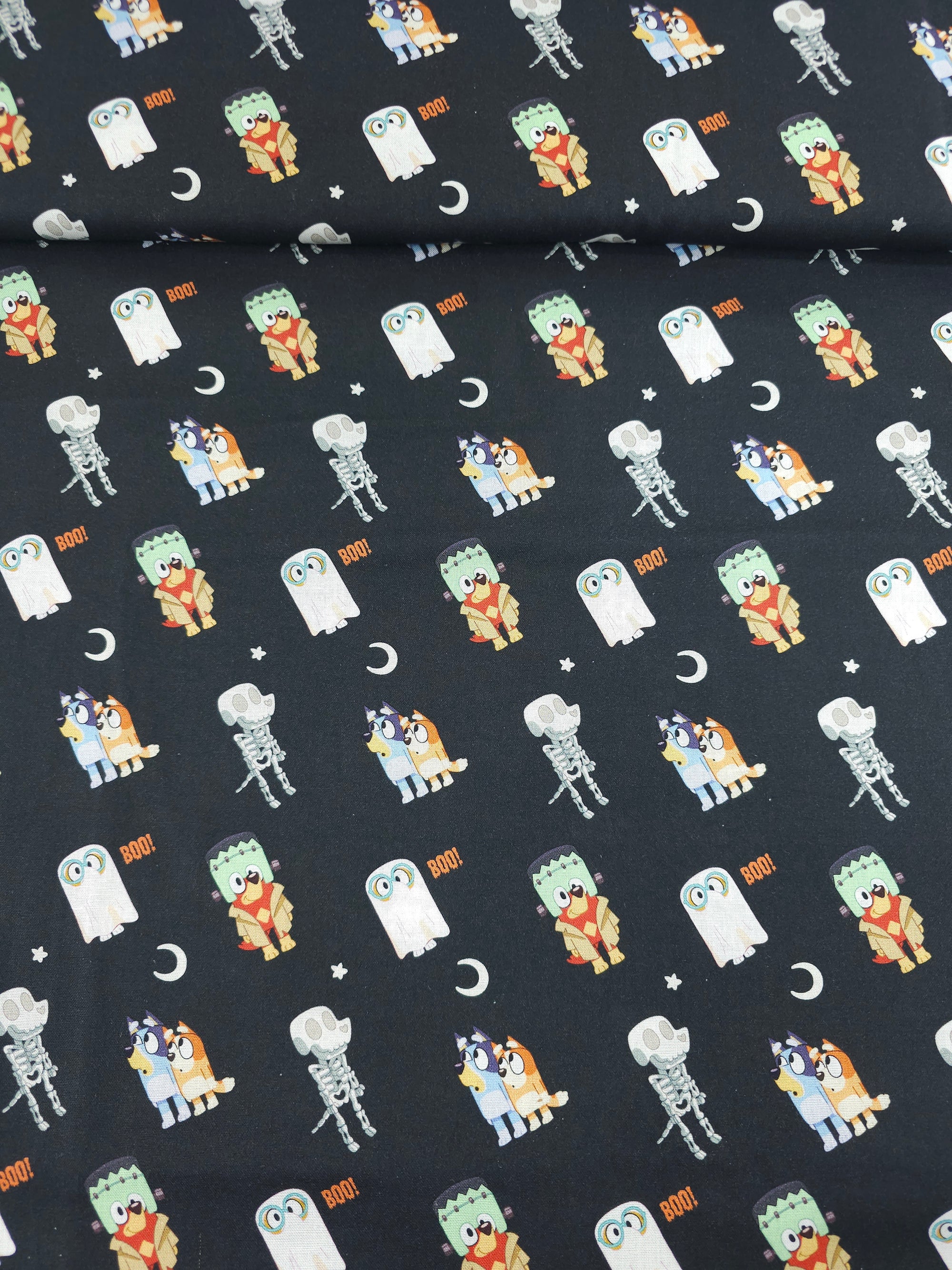 *B*L*U*E*Y* *A*N*D* *B*I*N*G*O Boo 100% Cotton