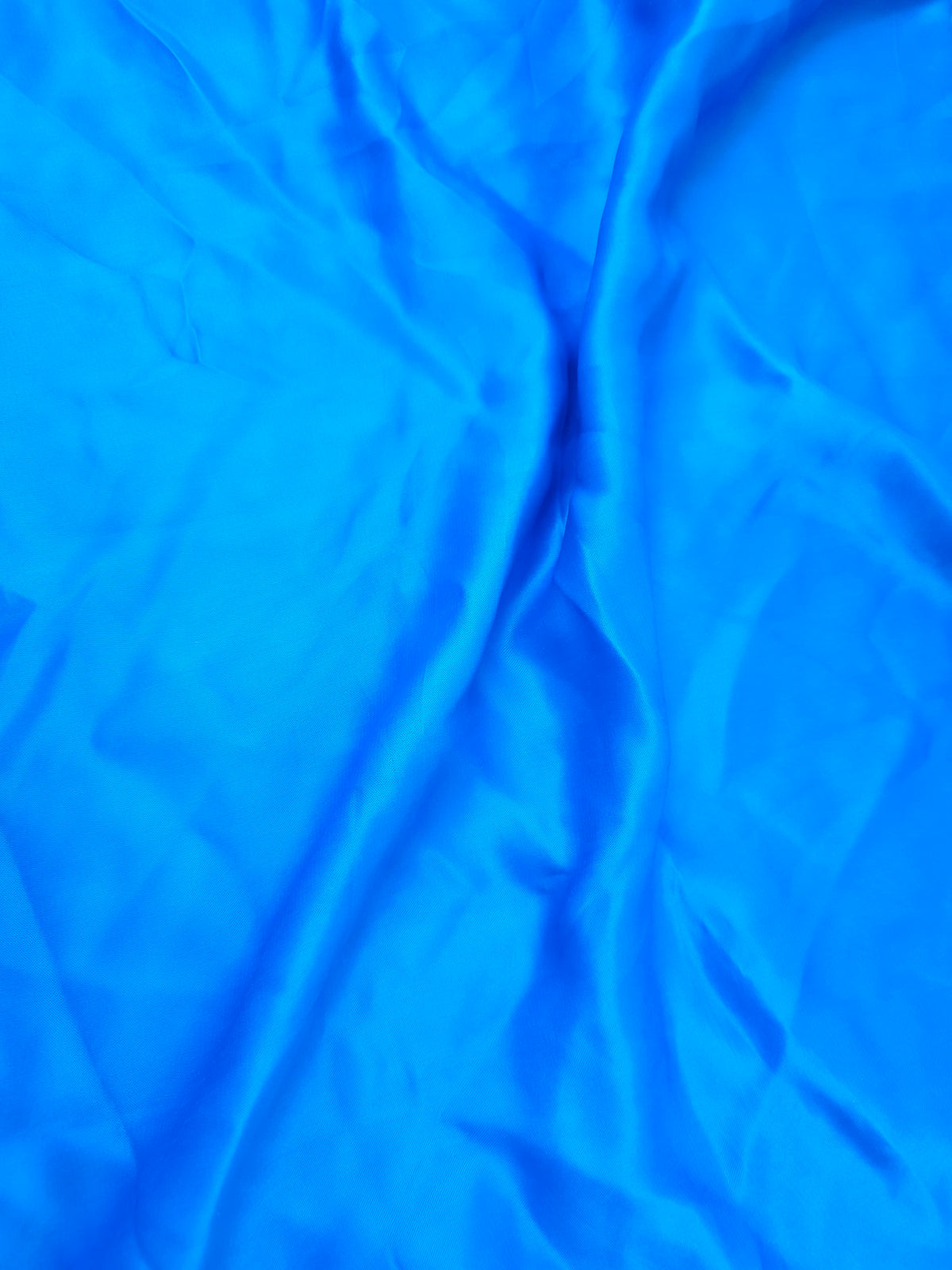 Bright blue Polyester- 1m piece