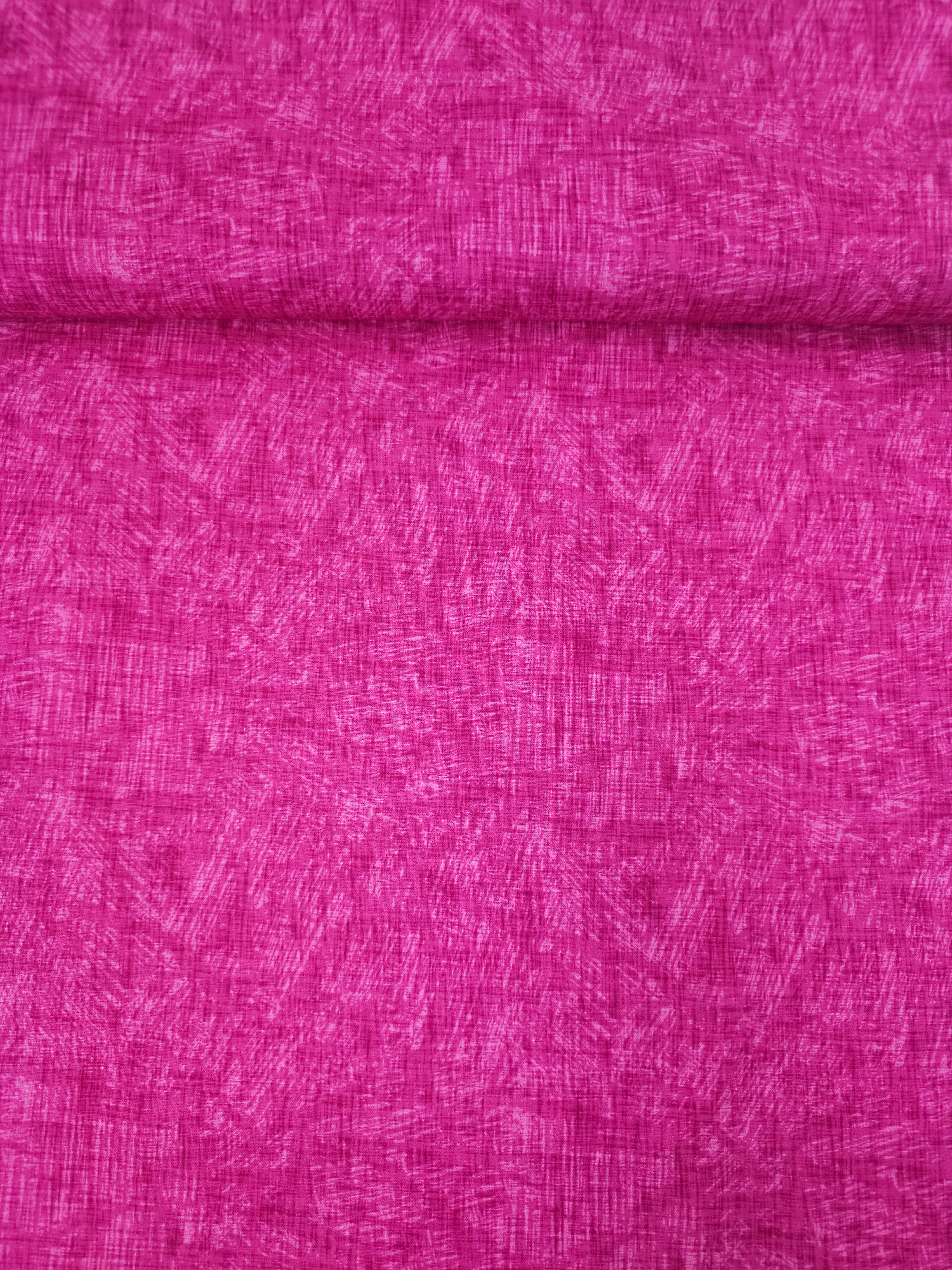 Magenta Pink Static Line Stroke 100% Cotton